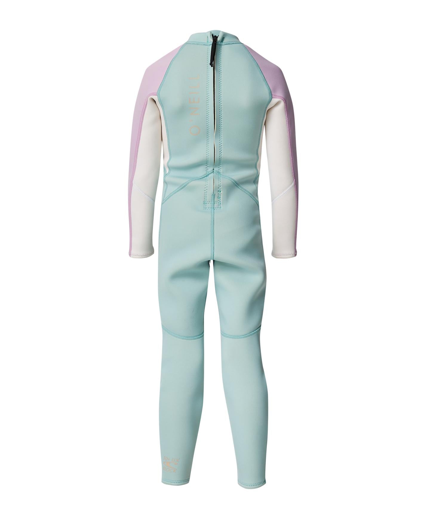 Girl's Toddler Reactor BZ 2mm Steamer Wetsuit - Aqua