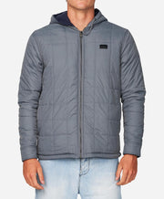 Glacier Hood Reversible Jacket - Grey