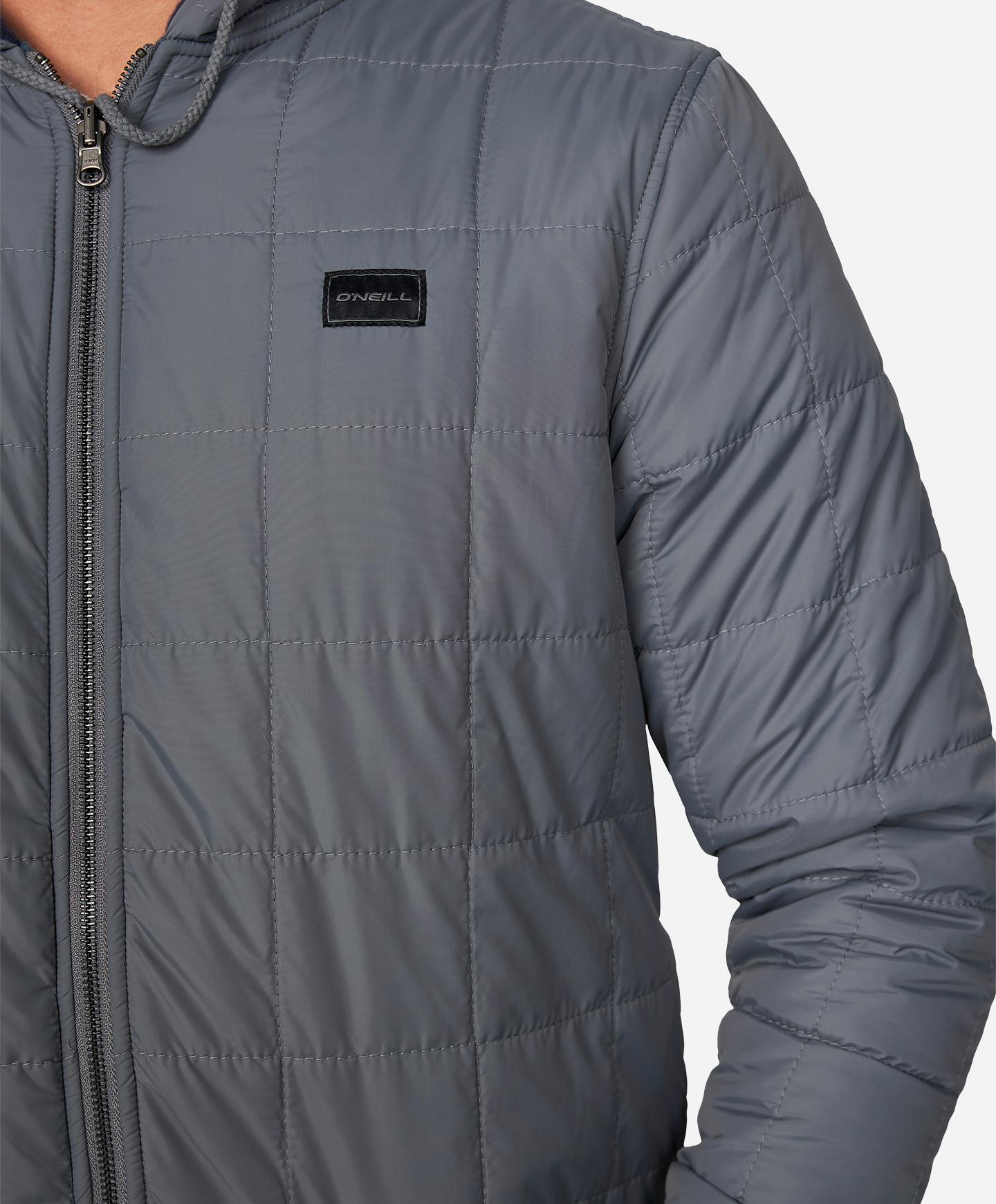 Glacier Hood Reversible Jacket - Grey