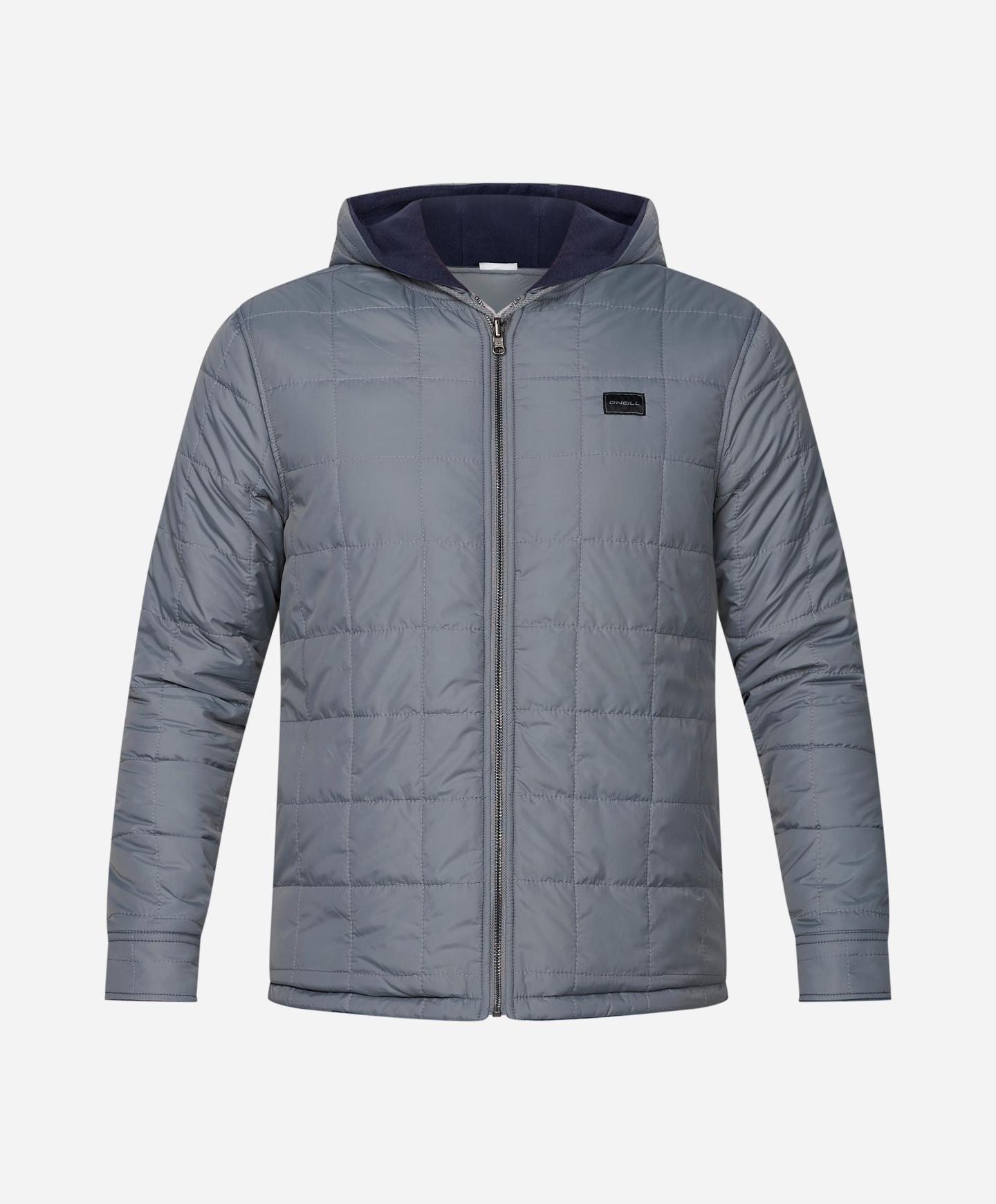 Glacier Hood Reversible Jacket - Grey