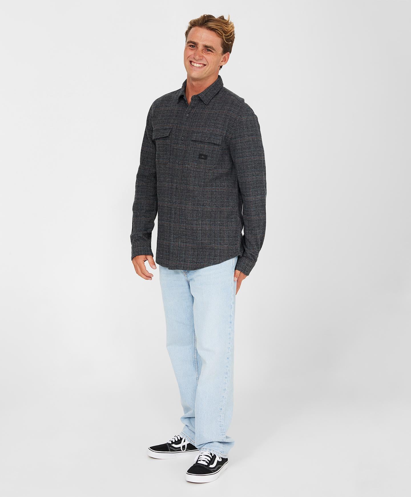 Davies Flannel - Graphite