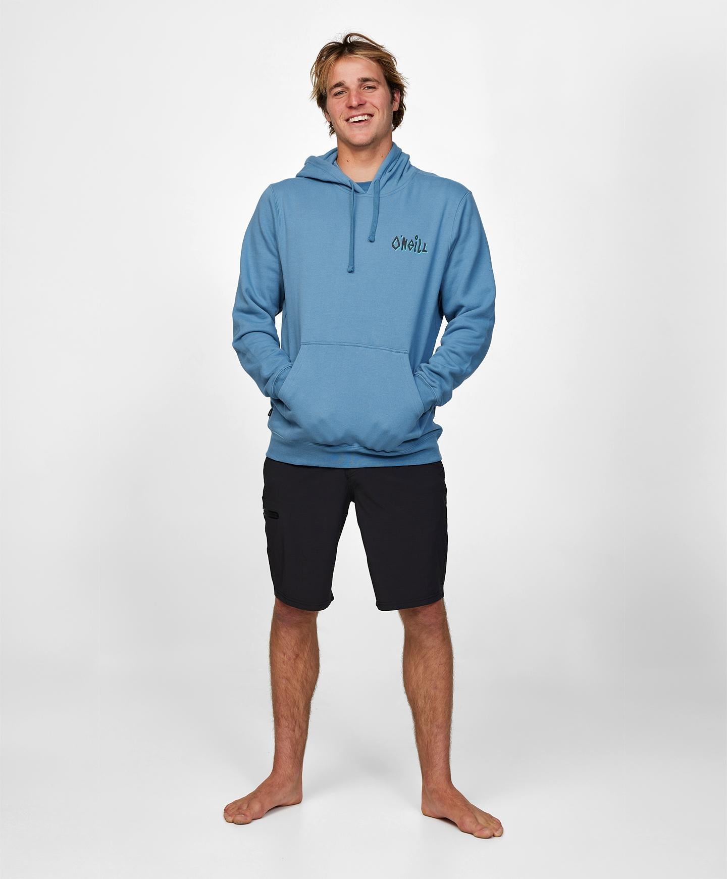 Global Fleece Hoodie - Copen Blue