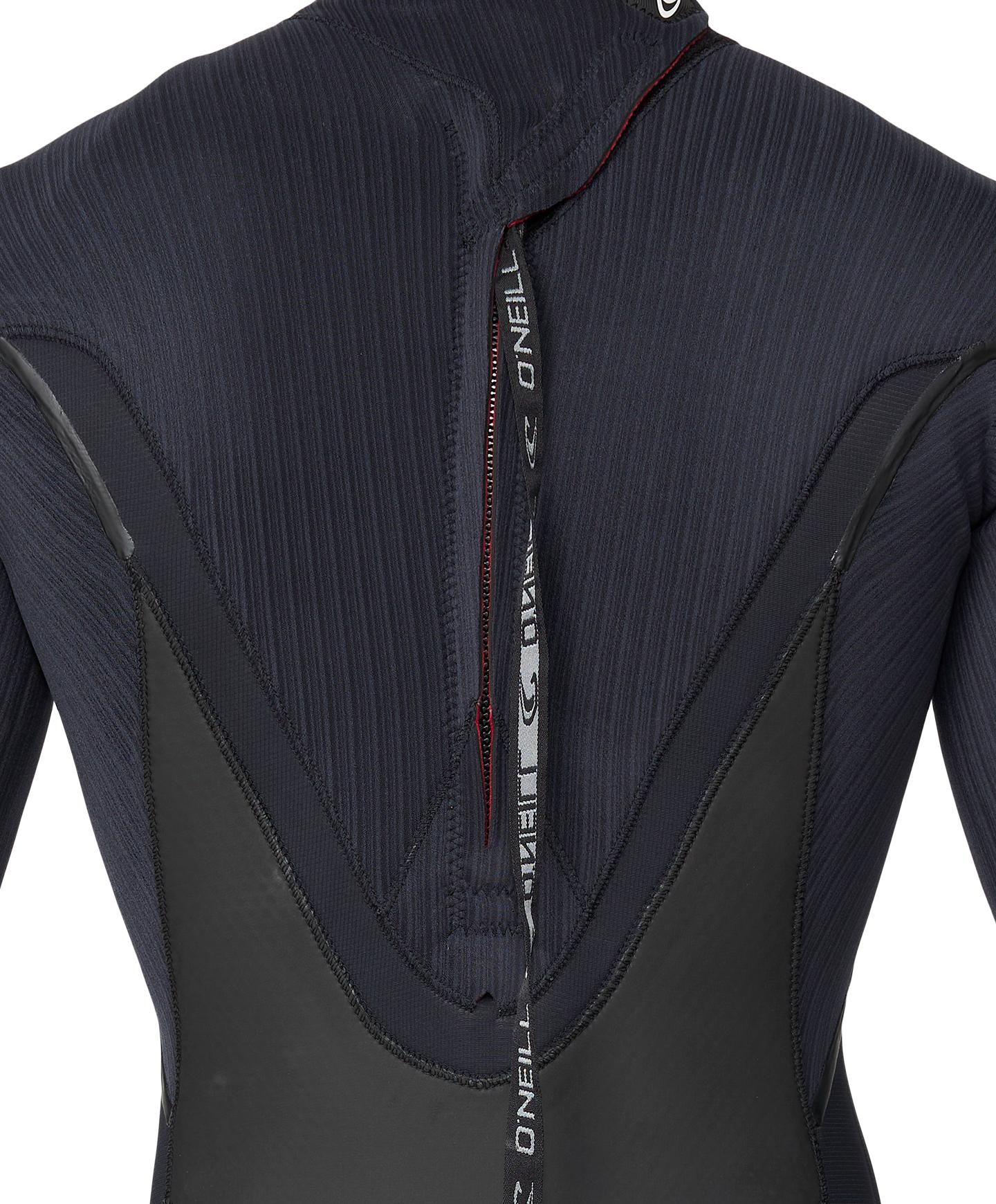 HyperFire X 4/3mm Steamer Back Zip Wetsuit - Black