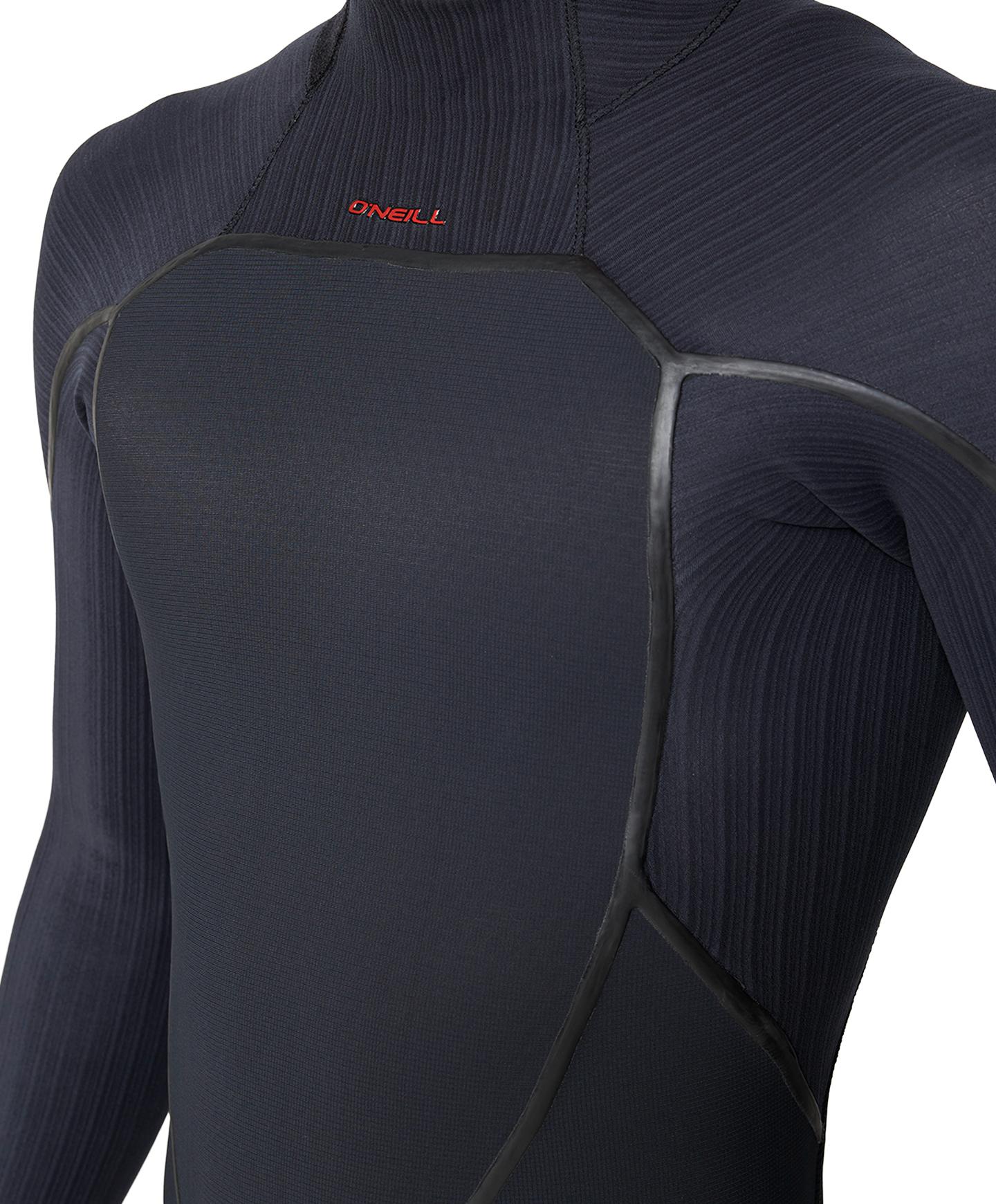 HyperFire X 4/3mm Steamer Back Zip Wetsuit - Black