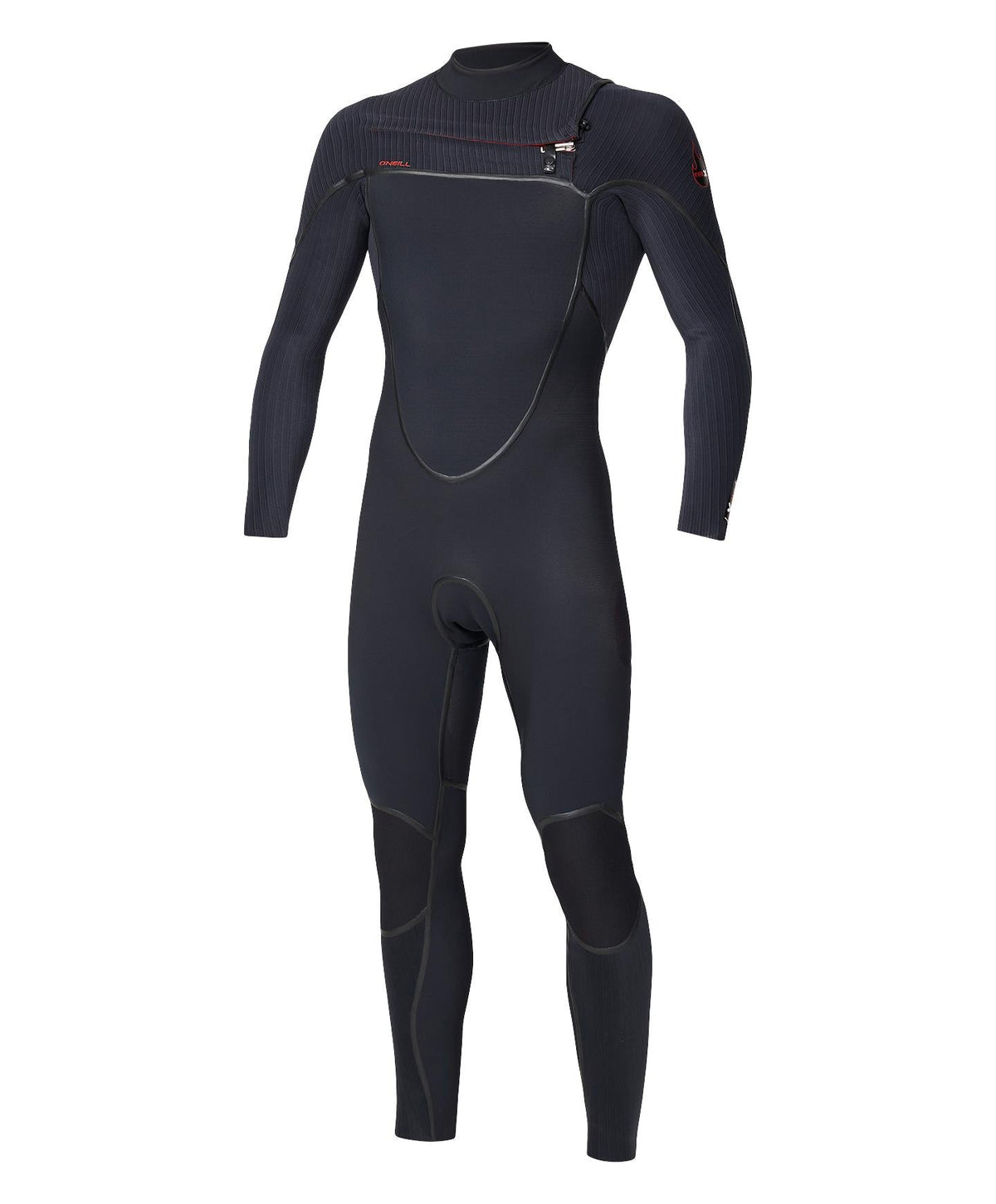 HyperFire X 4/3mm Steamer Chest Zip Wetsuit - Black