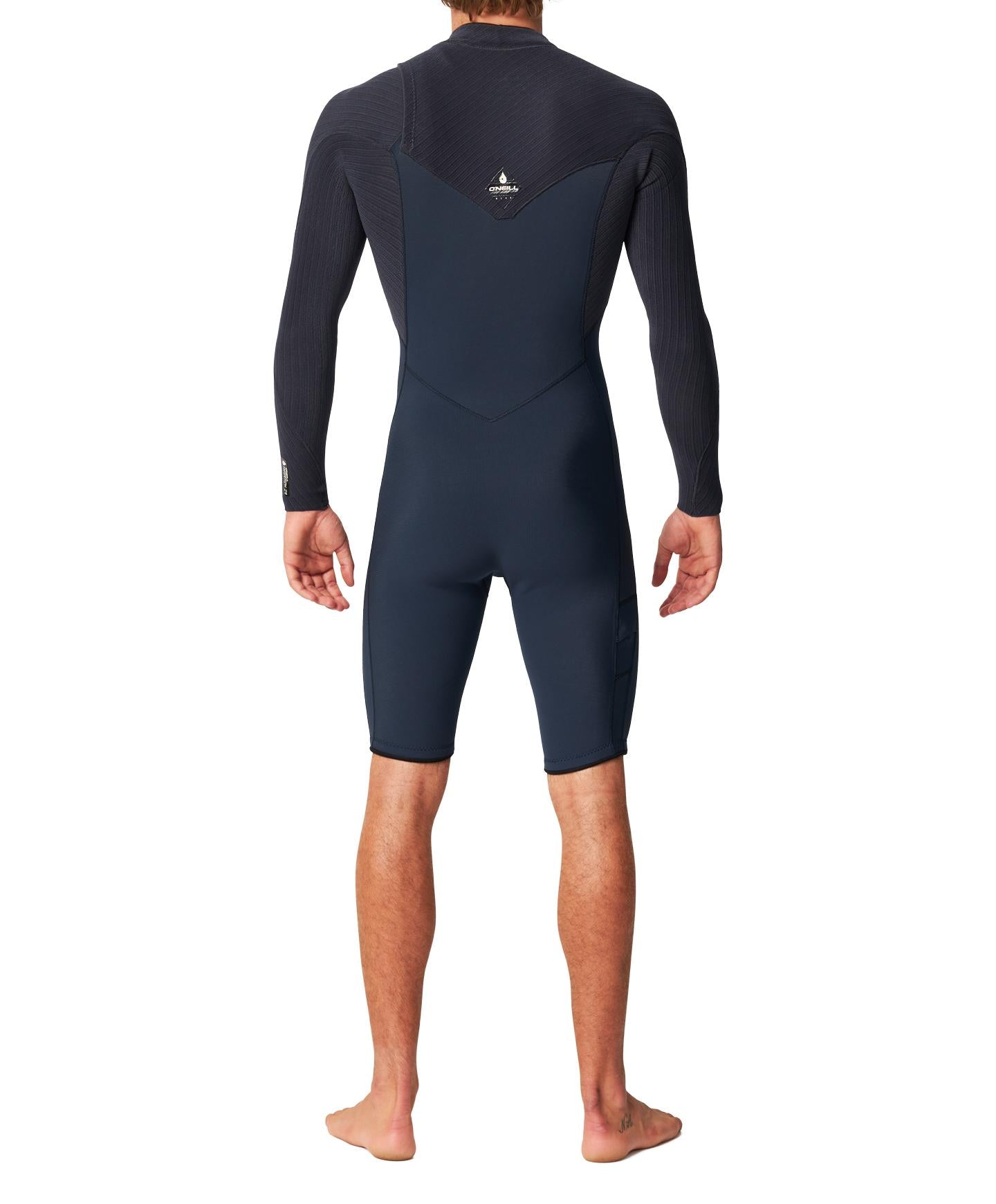 HyperFreak 2mm Long Sleeve Springsuit Chest Zip Wetsuit - Carbon