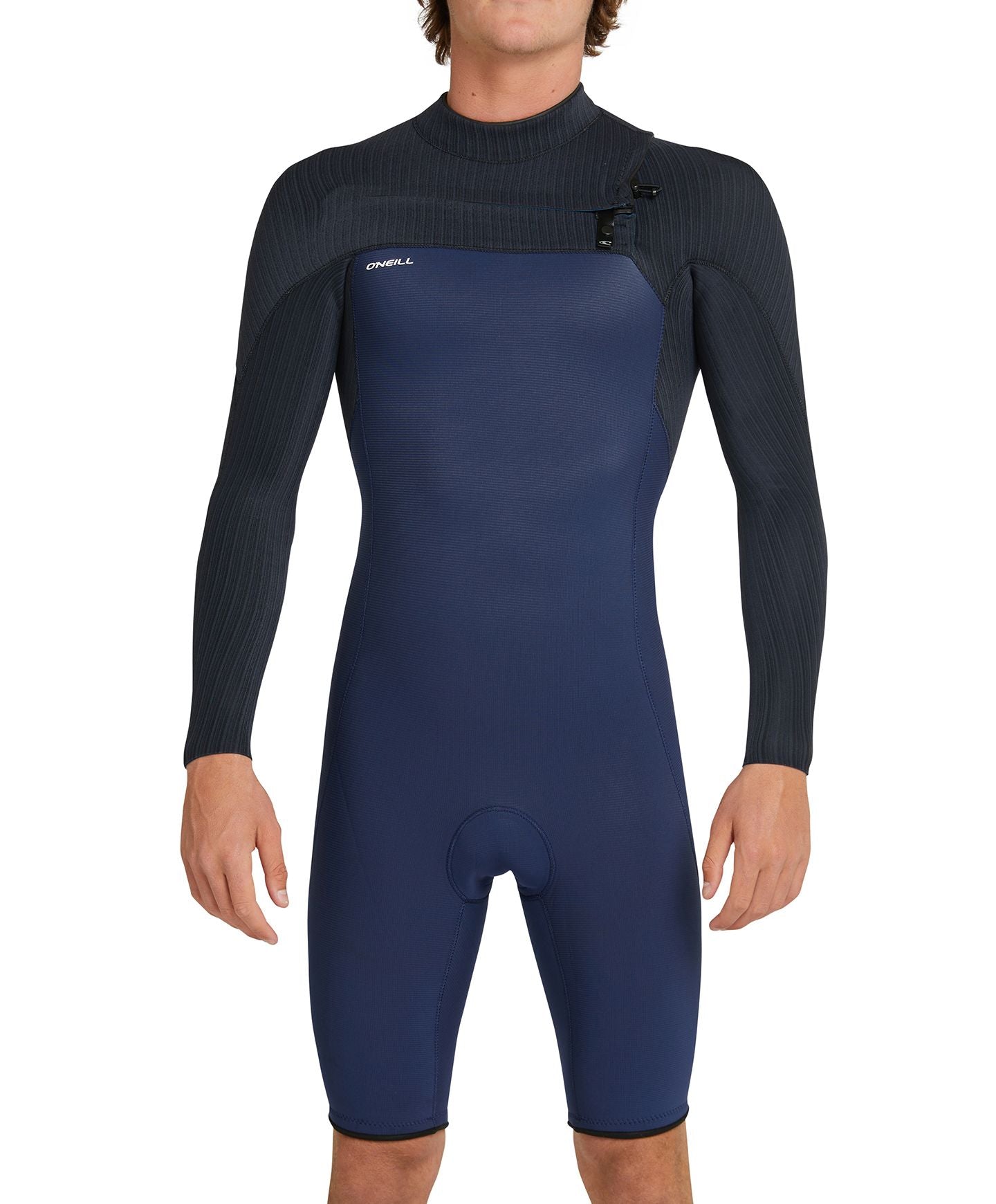 HyperFreak 2mm Long Sleeve Springsuit Chest Zip Wetsuit - Navy