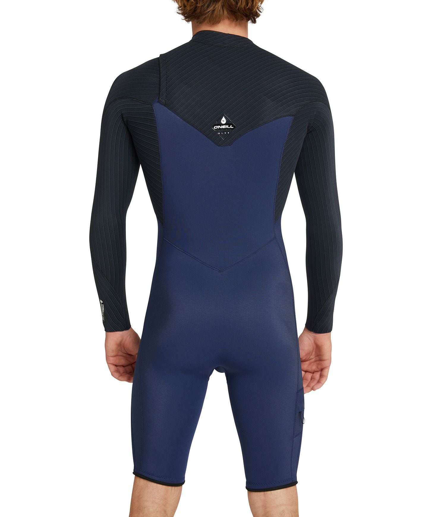 HyperFreak 2mm Long Sleeve Springsuit Chest Zip Wetsuit - Navy