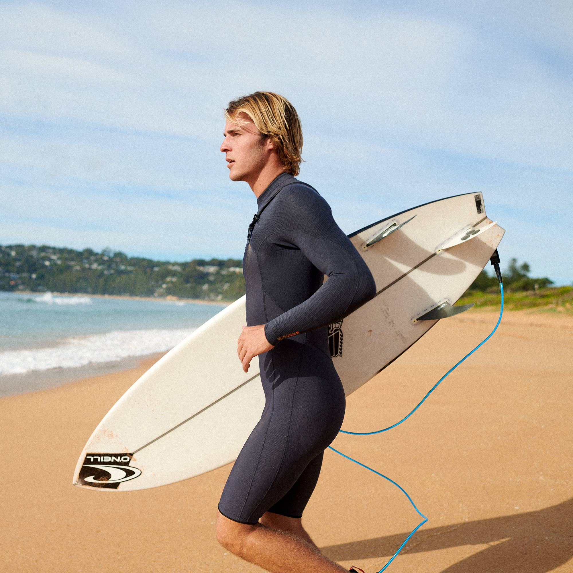 Men's HyperFreak 2mm Long Sleeve Spring Suit Chest Zip - Gunmetal