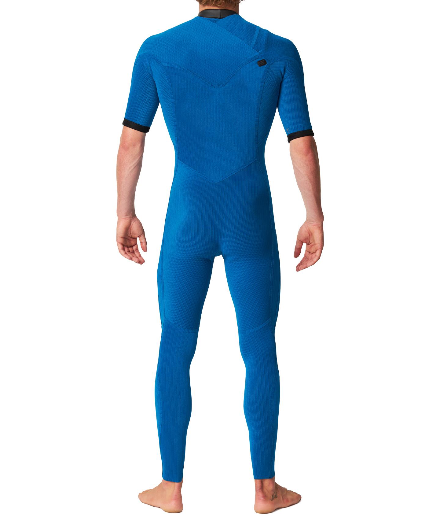 HyperFreak 2mm Short Arm Steamer Chest Zip Wetsuit - Carbon