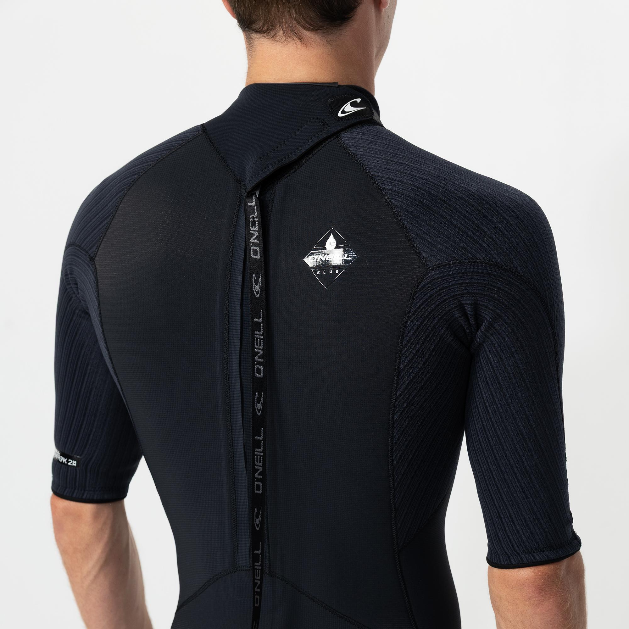 Men's HyperFreak 2mm Short Sleeve Spring Suit Back Zip - Black