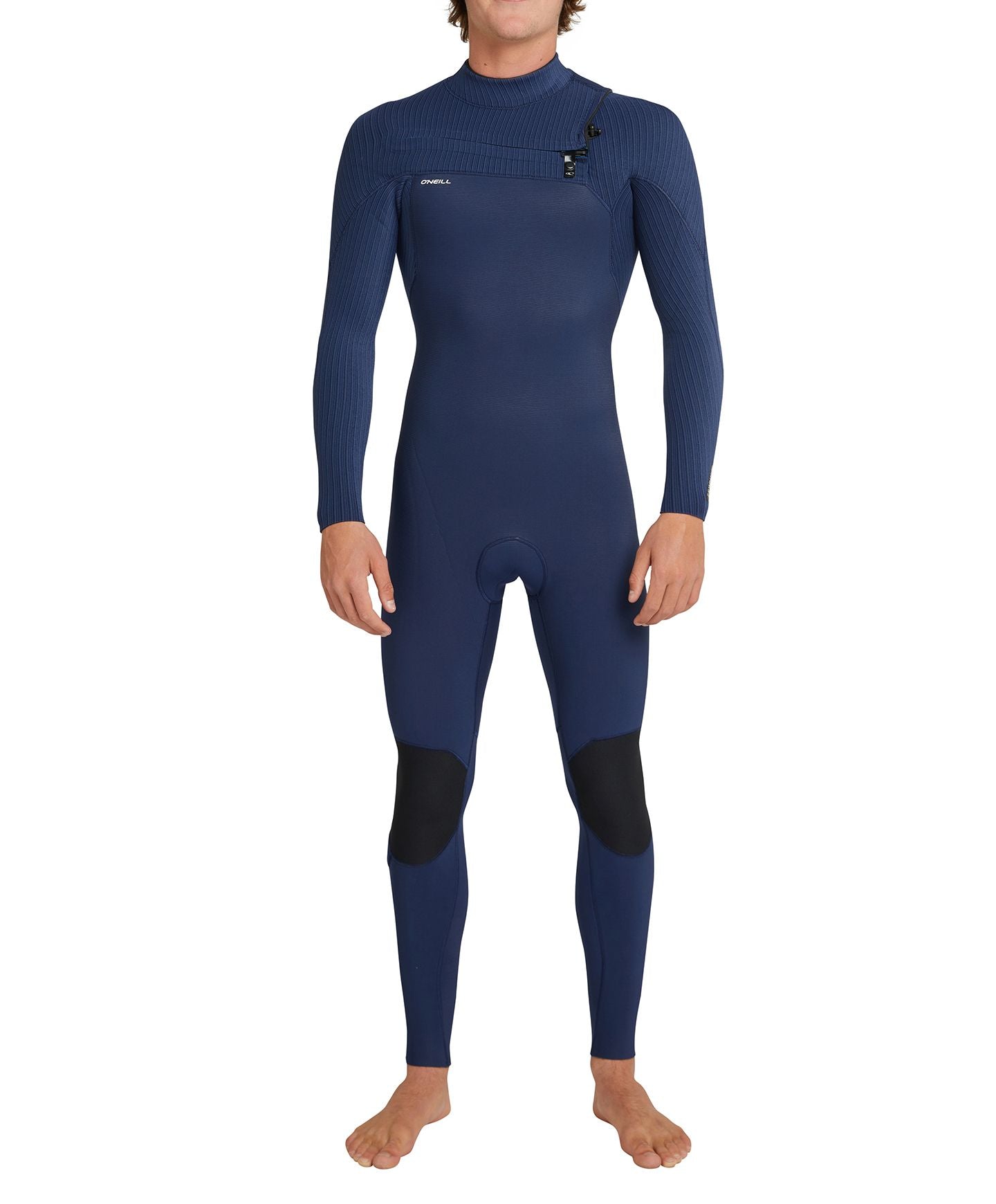 HyperFreak 3/2+ Steamer Chest Zip Wetsuit - Navy