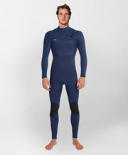 HyperFreak 3/2+ Steamer Chest Zip Wetsuit - Navy