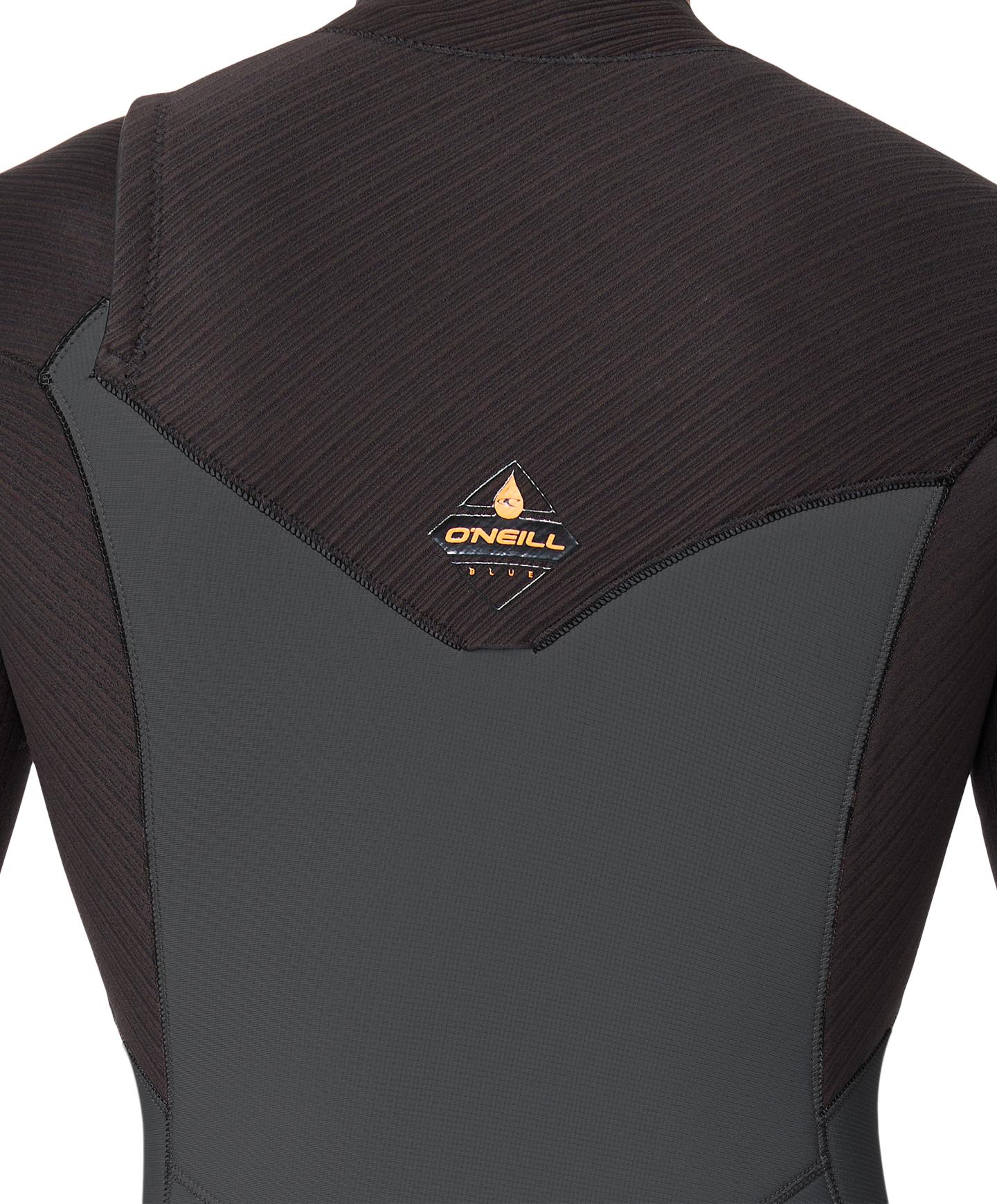 HyperFreak 3/2+ Steamer Chest Zip Wetsuit - Grey Raven