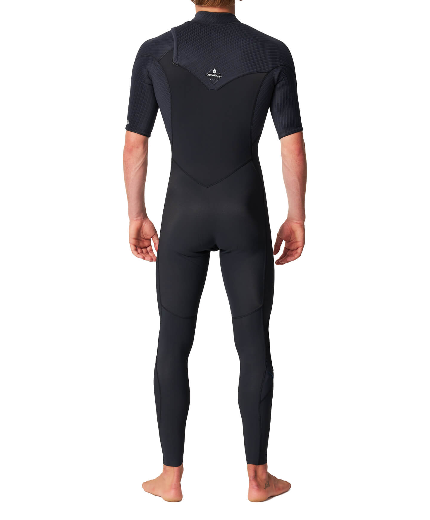 HyperFreak Comp Zipperless 2mm Short Arm Steamer Wetsuit - Black