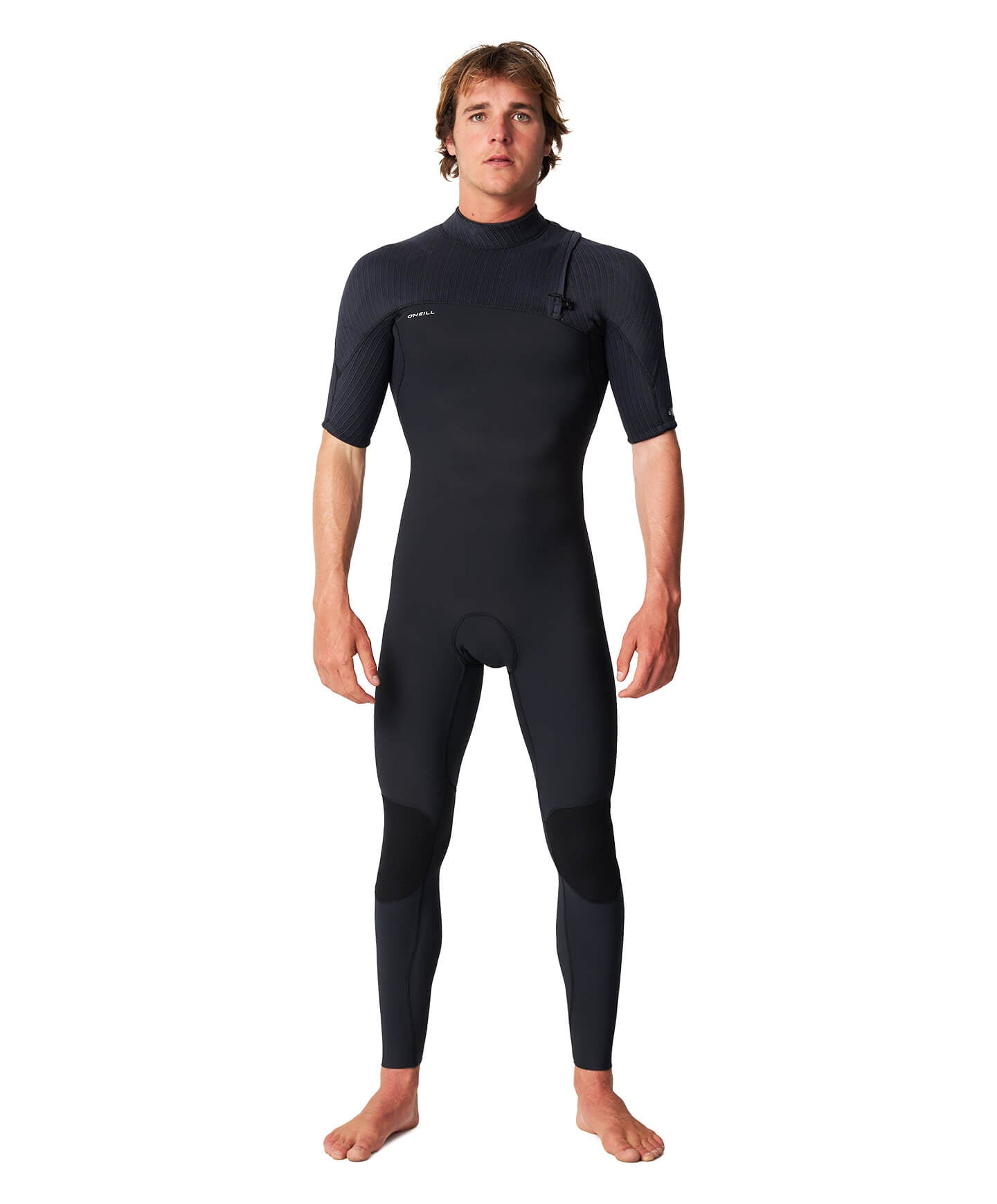 HyperFreak Comp Zipperless 2mm Short Arm Steamer Wetsuit - Black