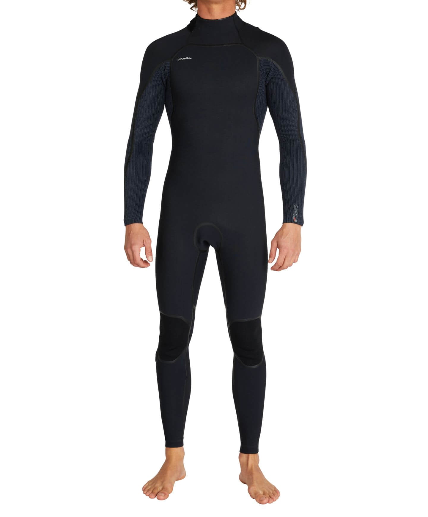 HyperFire 3/2mm Steamer Back Zip Wetsuit - Black