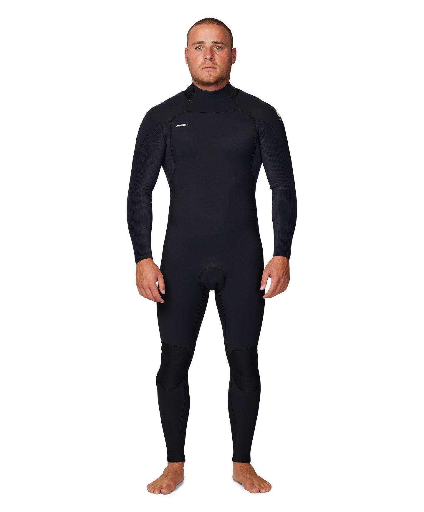 HyperFire 3/2mm Steamer Back Zip Wetsuit - Black