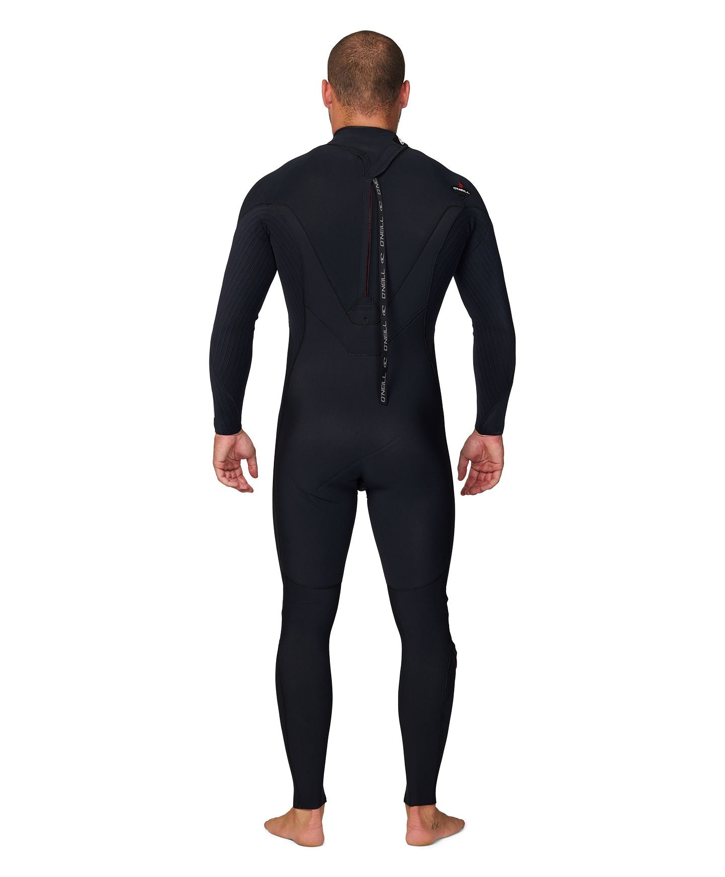 HyperFire 4/3mm Steamer Back Zip Wetsuit - Black