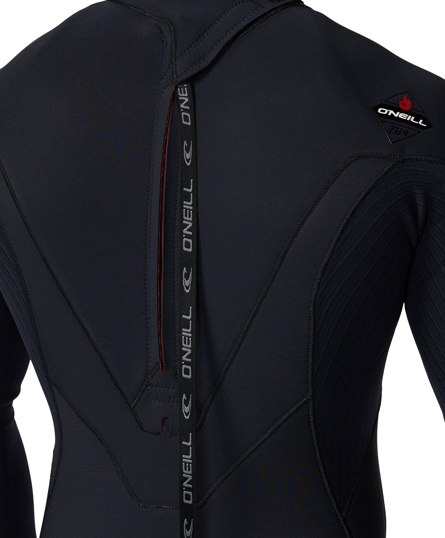 HyperFire 4/3mm Steamer Back Zip Wetsuit - Black