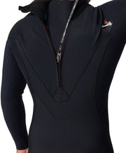 HyperFire 4/3mm Steamer Back Zip Wetsuit - Black