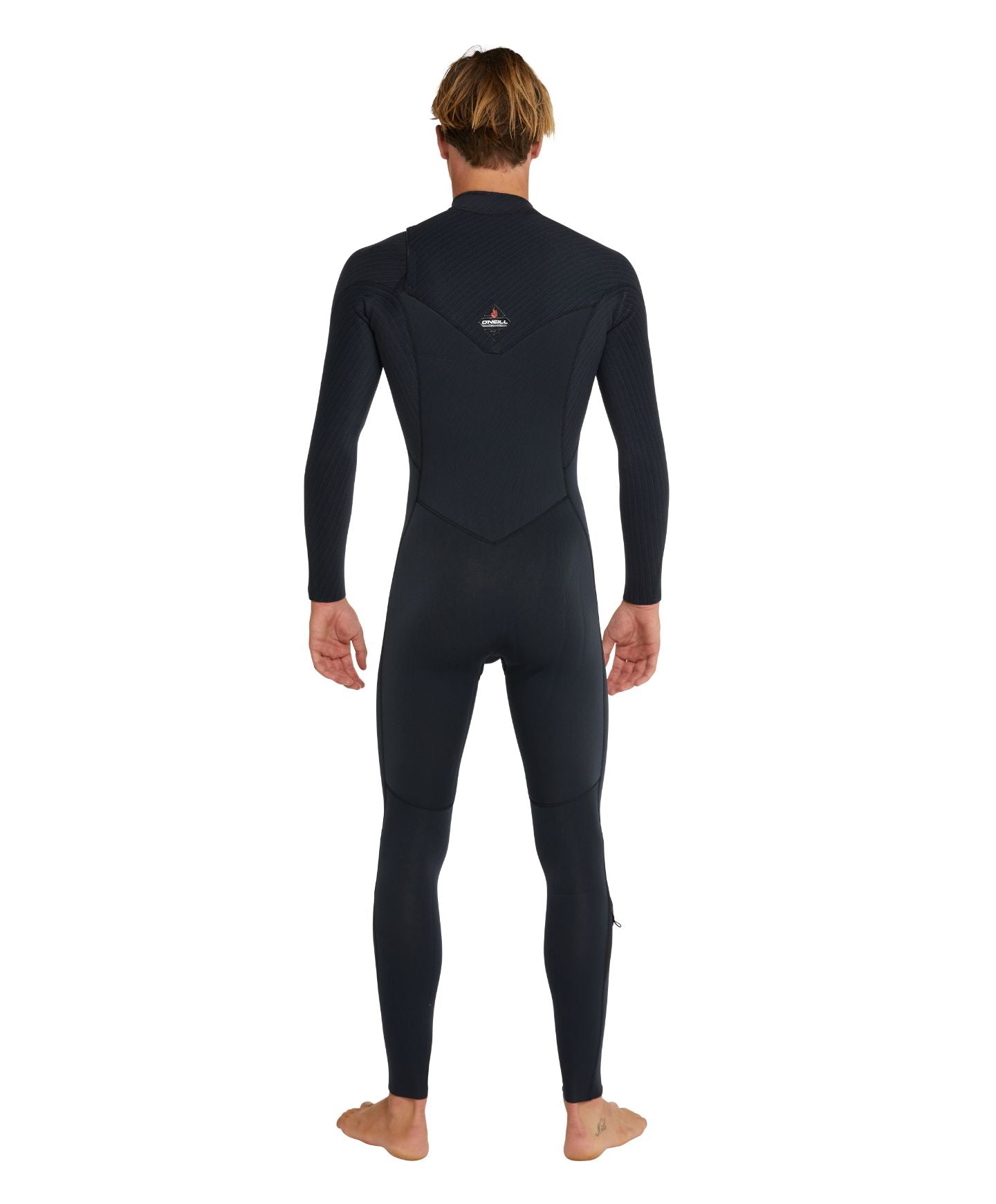 HyperFire 4/3mm Steamer Chest Zip Wetsuit - Black