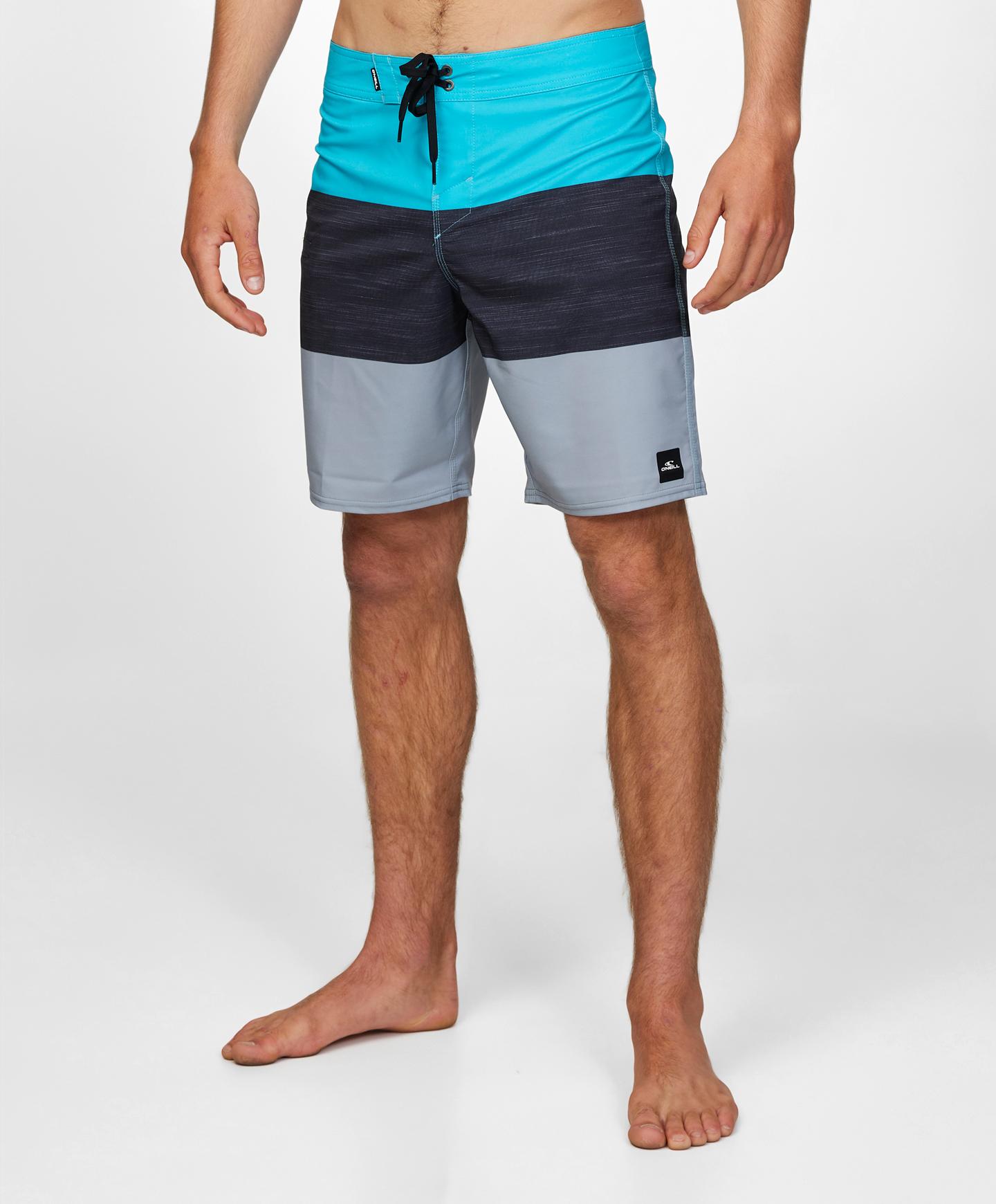 HyperFreak Heat Block 19" Boardshorts - Peacock Blue