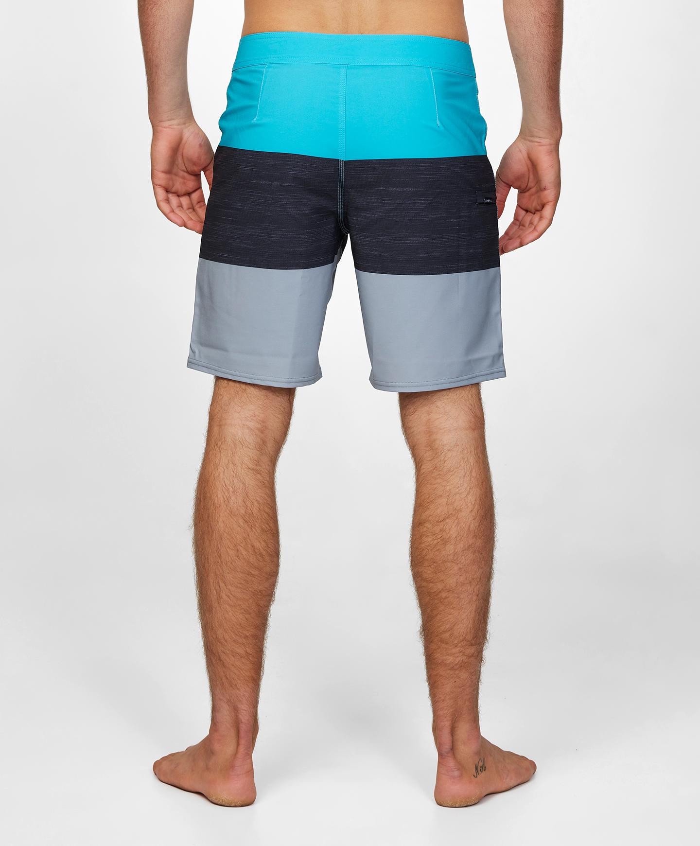 HyperFreak Heat Block 19" Boardshorts - Peacock Blue