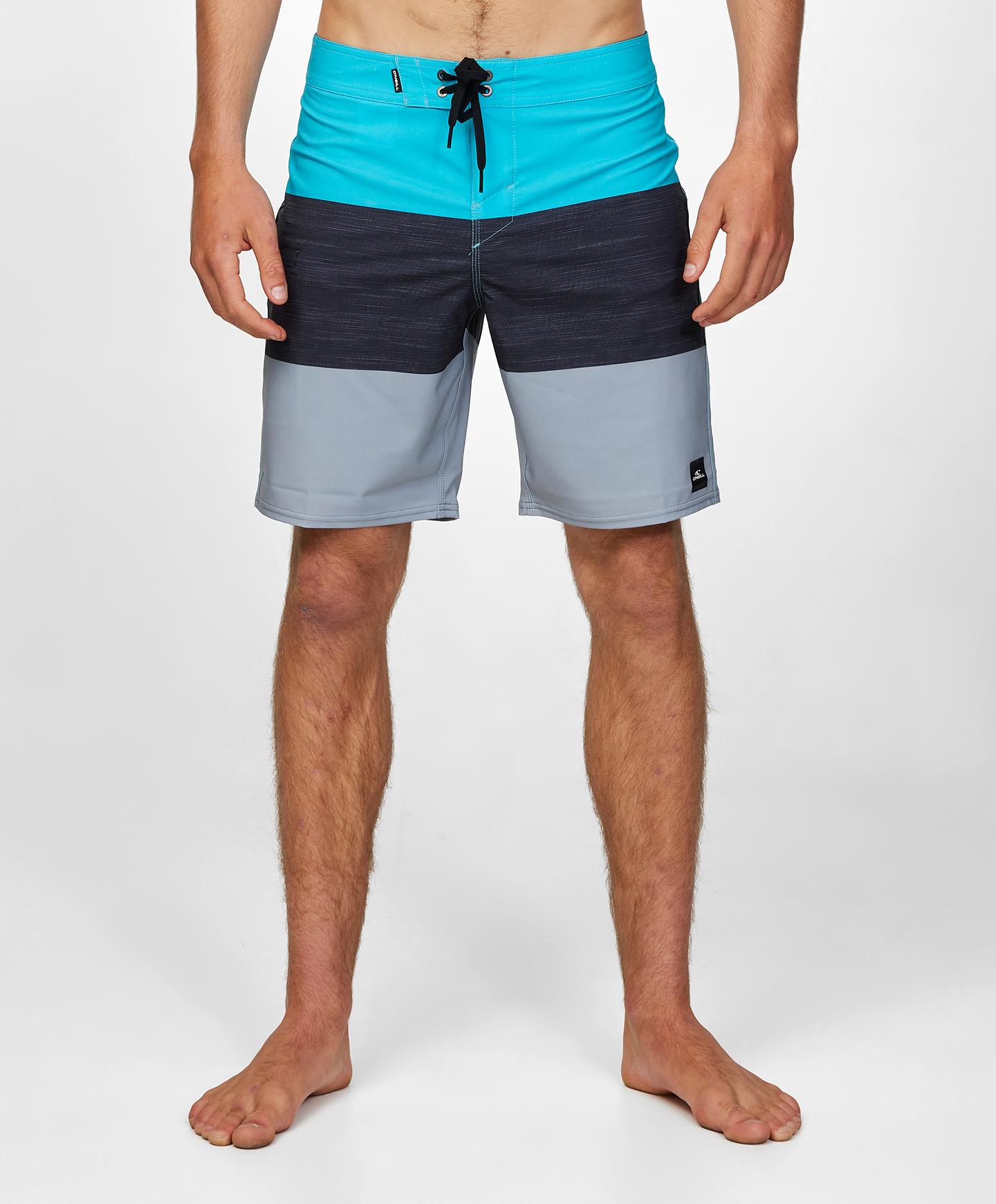 HyperFreak Heat Block 19" Boardshorts - Peacock Blue