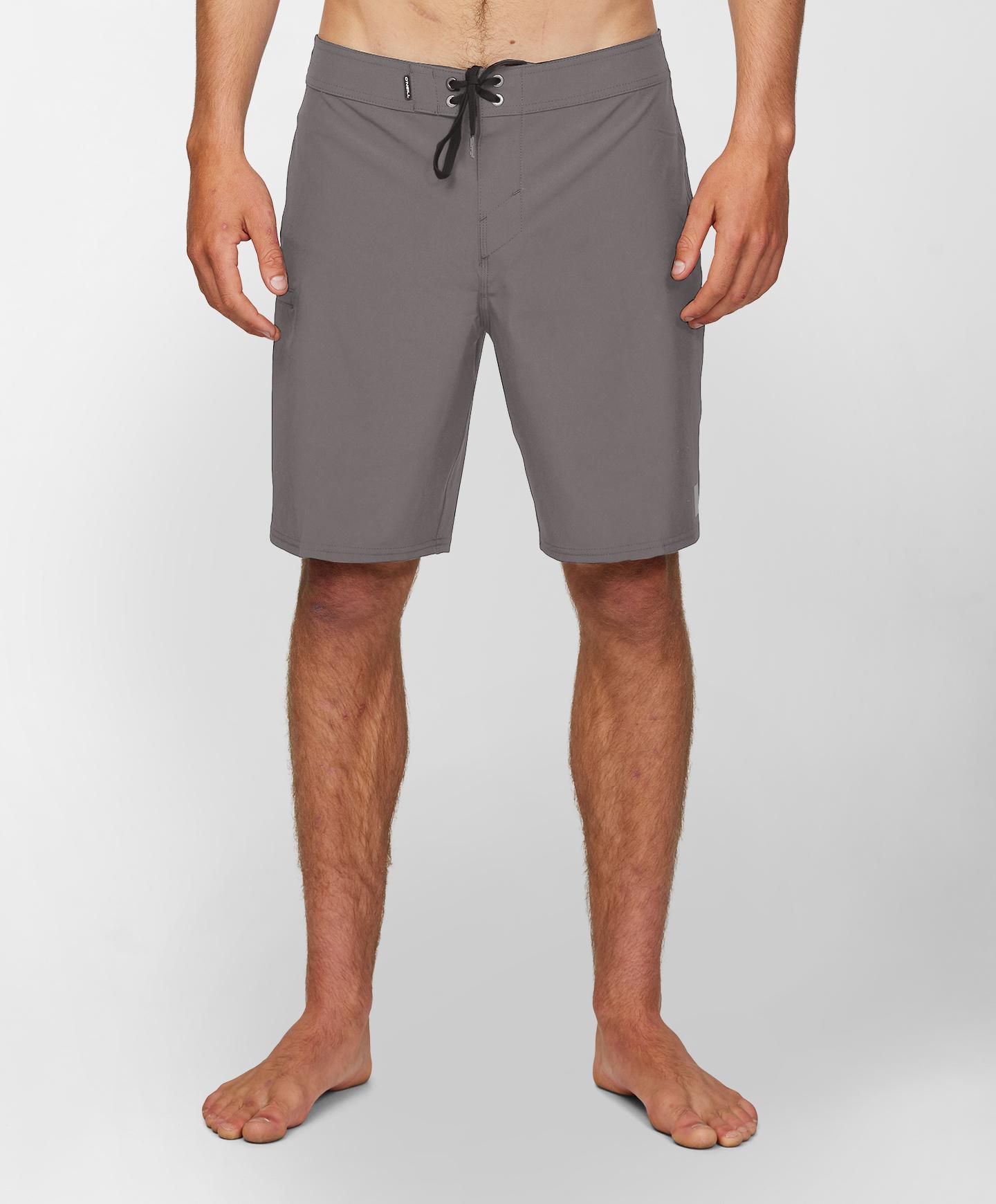 HyperFreak Heat Solid 19" Boardshorts - Grey