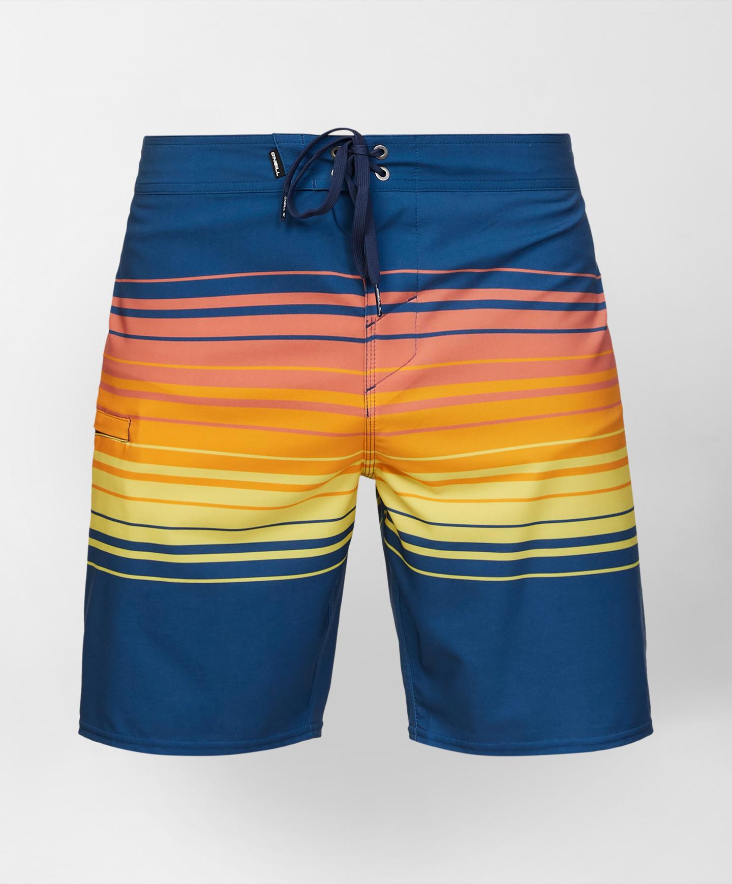 HyperFreak Heat Stripe Line 19" Boardshorts - Indigo