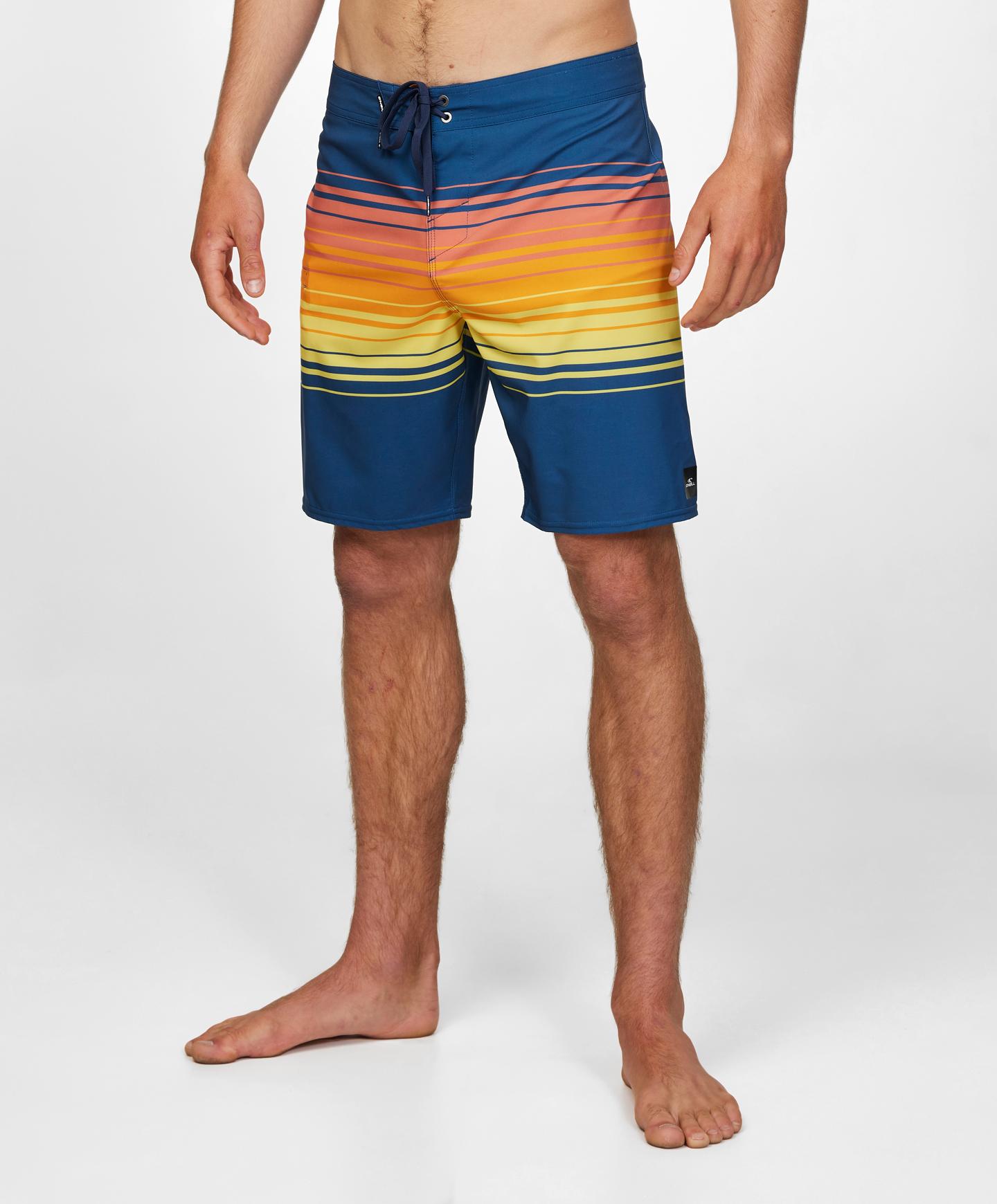 HyperFreak Heat Stripe Line 19" Boardshorts - Indigo