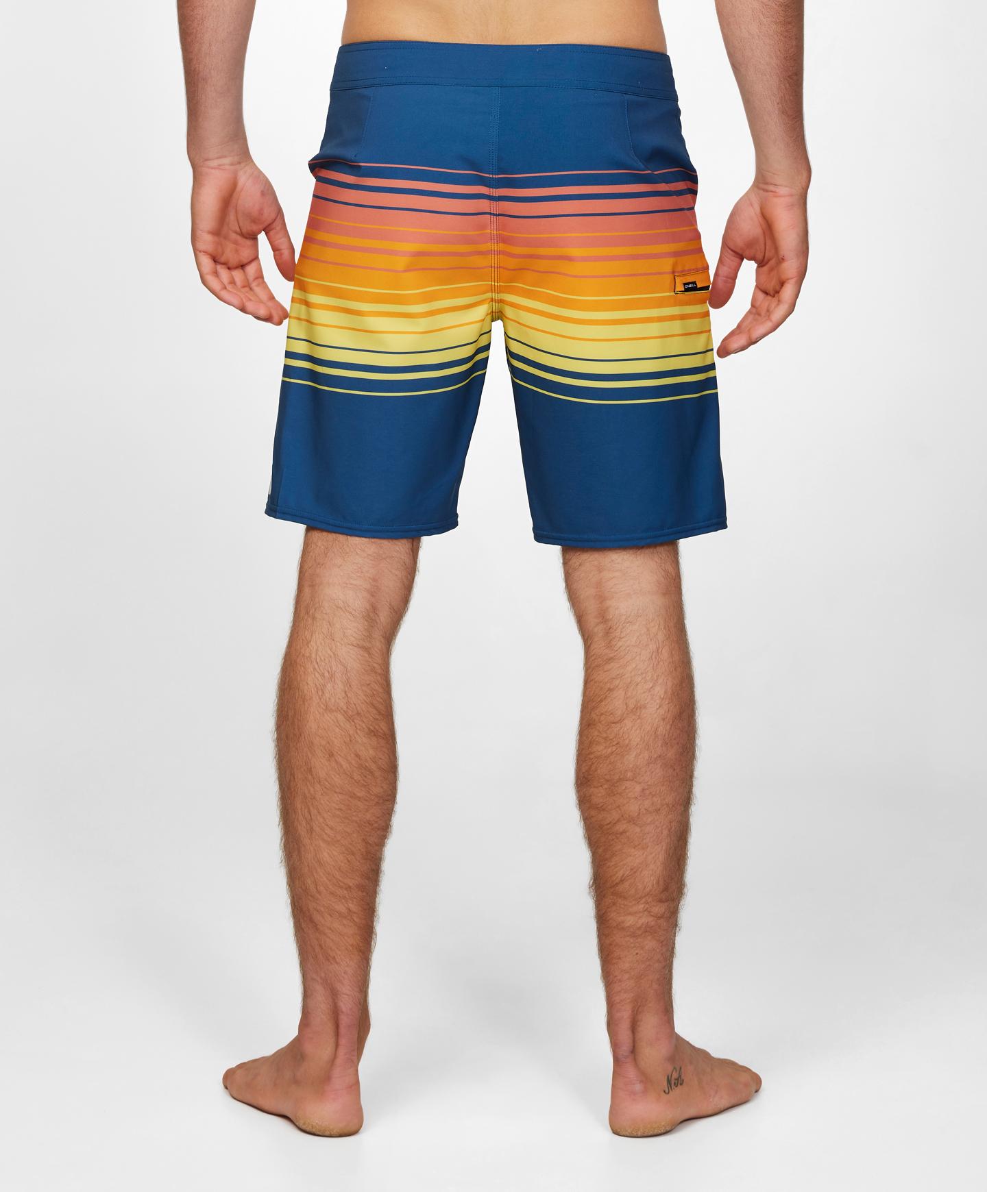 HyperFreak Heat Stripe Line 19" Boardshorts - Indigo