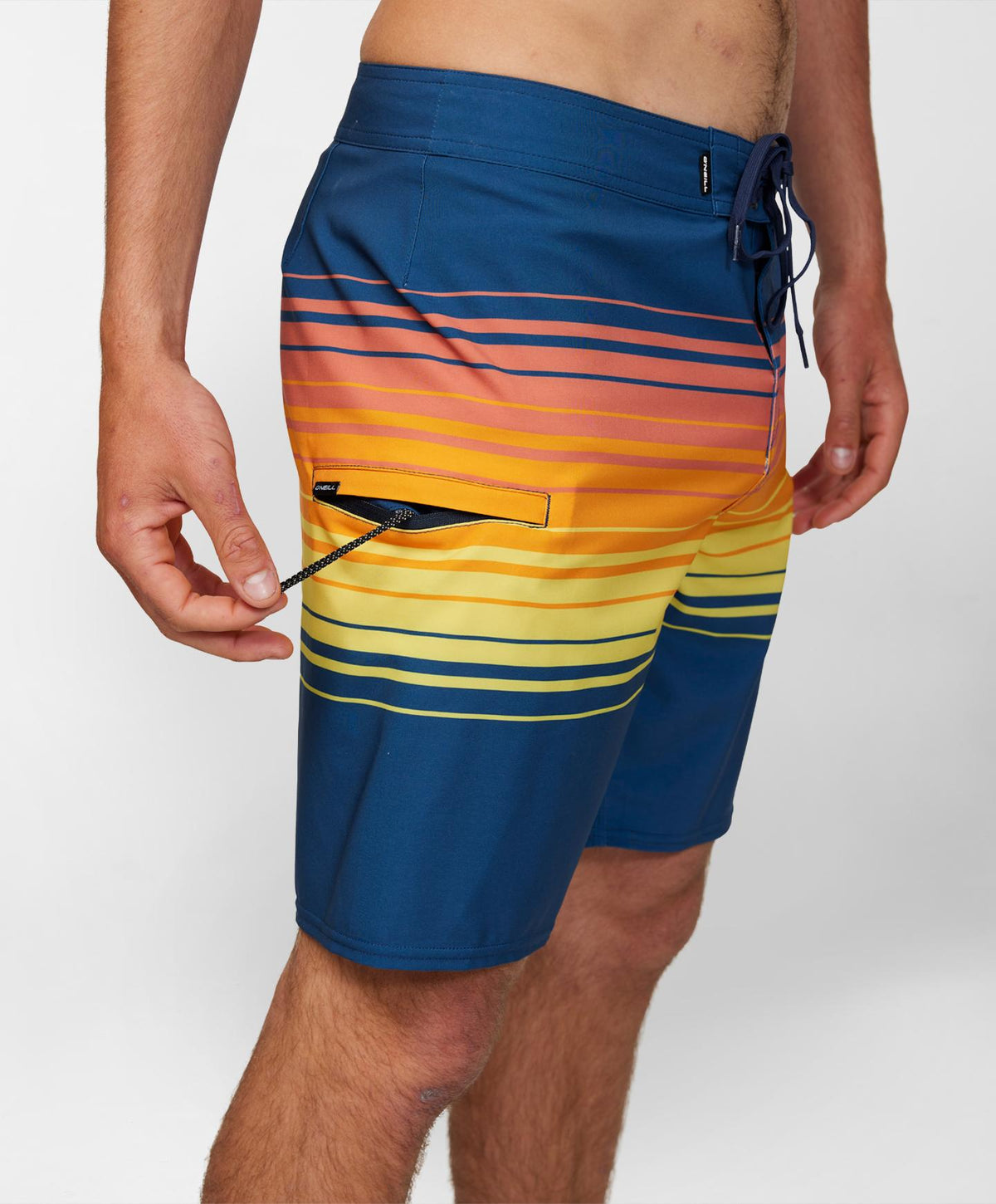 HyperFreak Heat Stripe Line 19" Boardshorts - Indigo