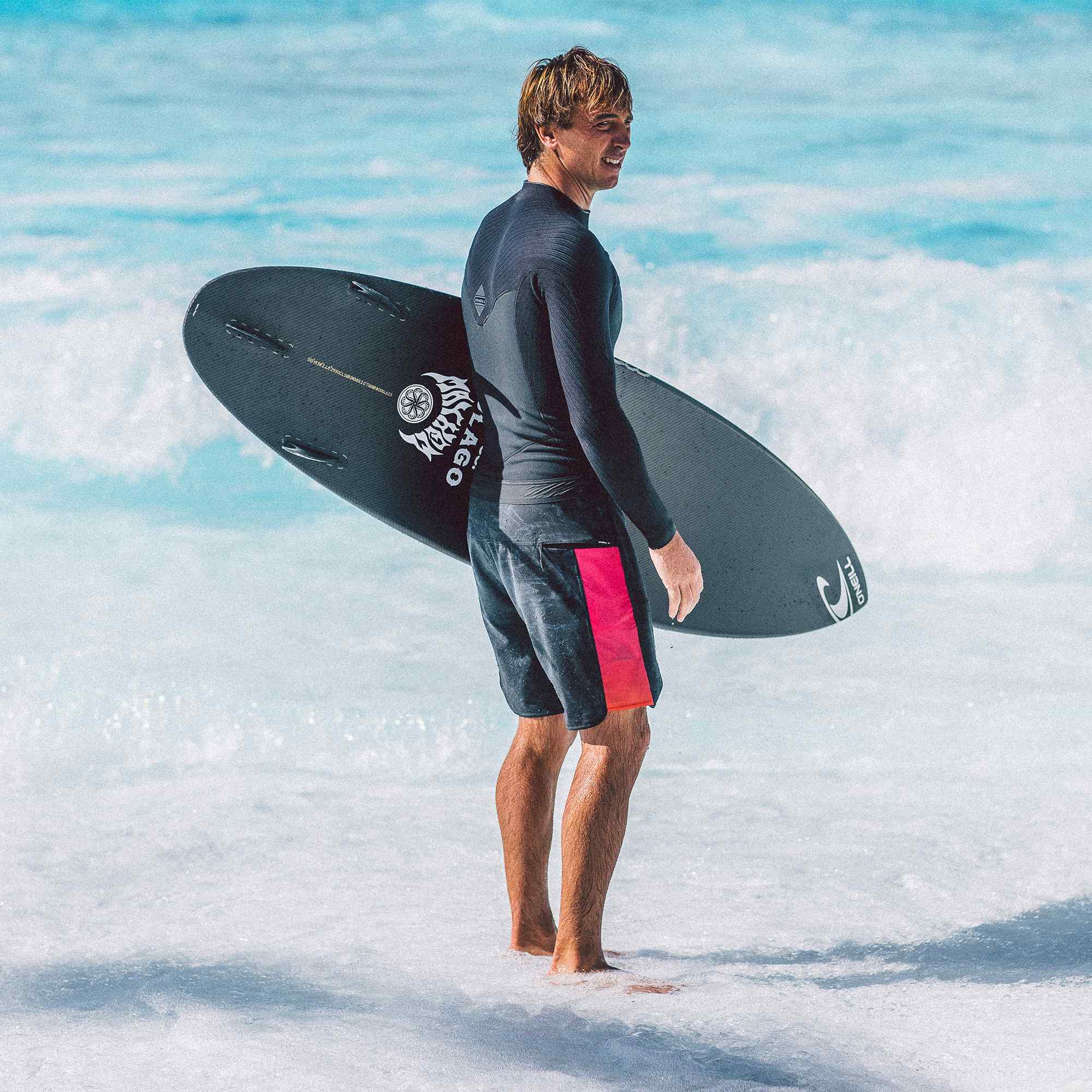 HyperFreak Tech Panel 18" Boardshort - Black
