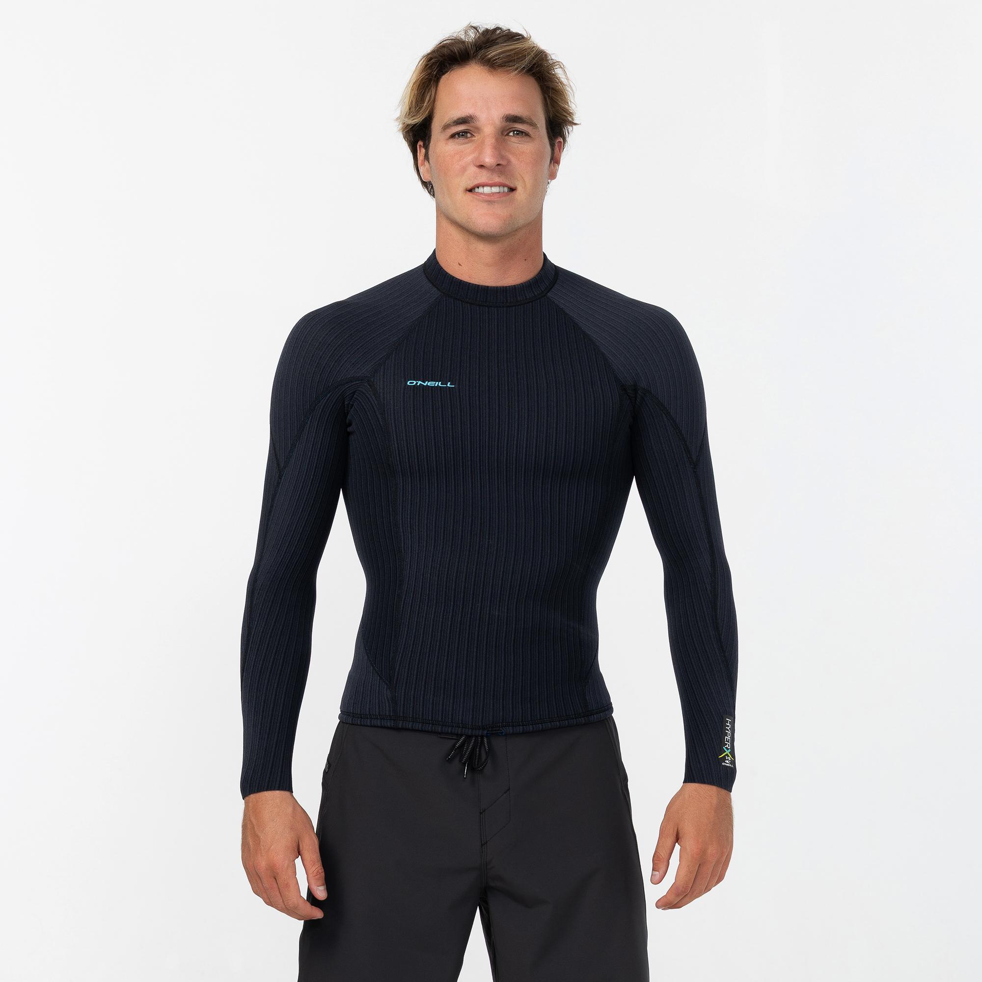 Men's HyperX 1.5mm Long Sleeve Wetsuit Jacket - Black