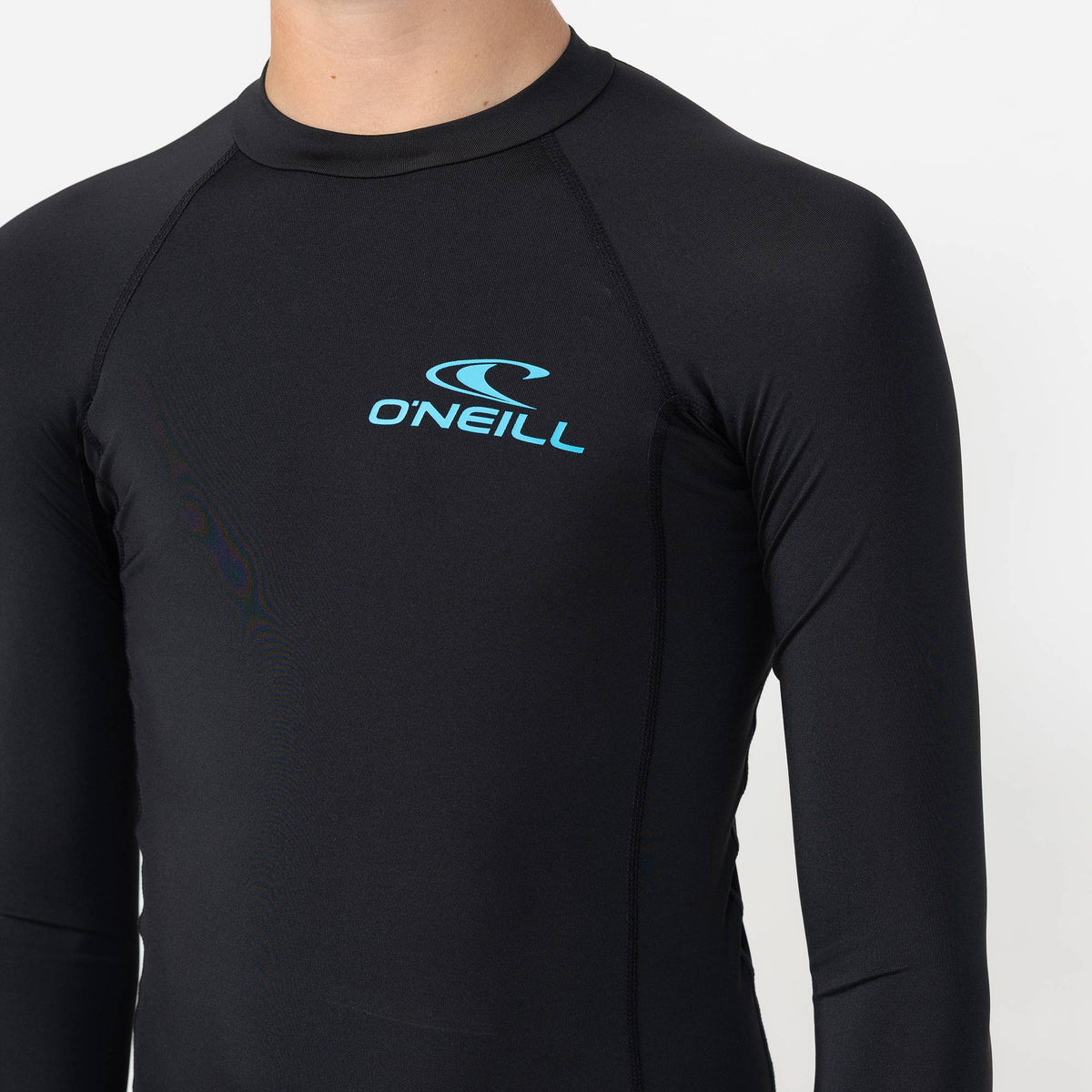 Kid's Clean & Mean Long Sleeve Rash Vest - Black