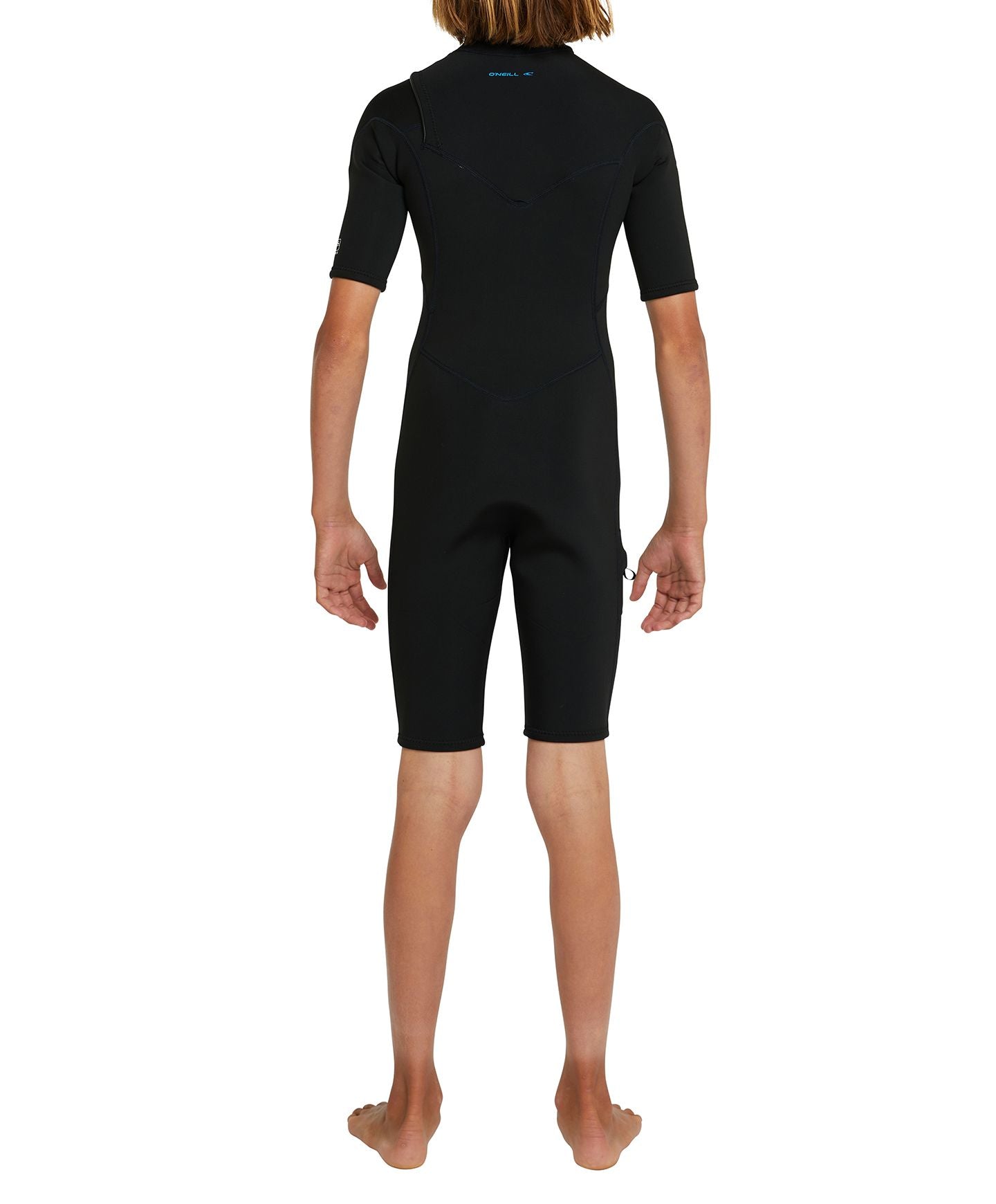 Boy's Defender 2mm Short Sleeve Spring Suit CZ Wetsuit - Black