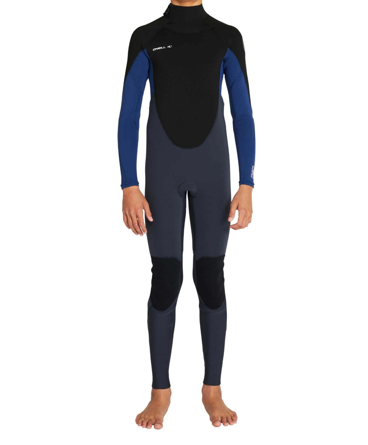 Boy's Defender 3/2mm Steamer Back Zip Wetsuit - Gunmetal