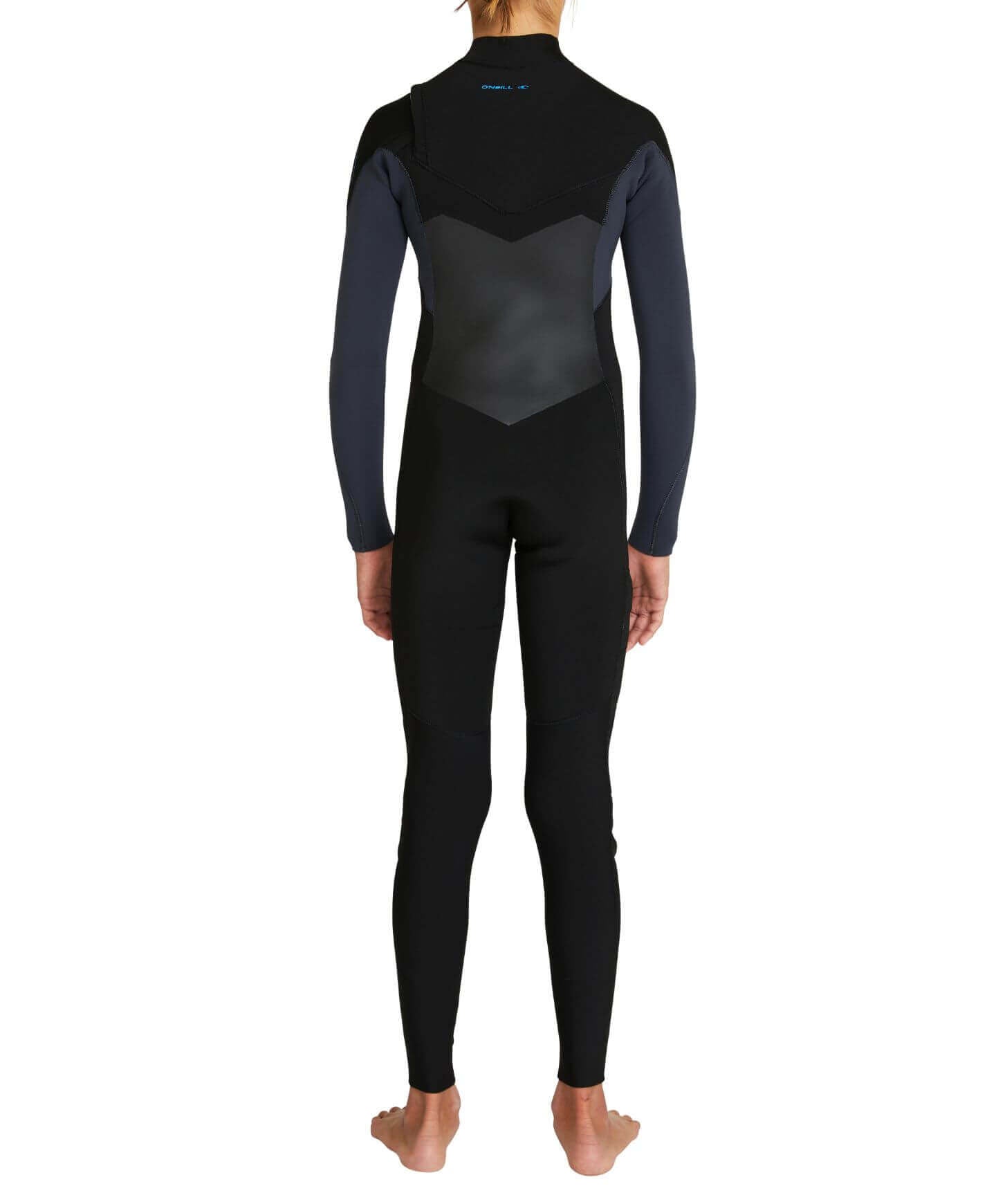 Kid's Defender 4/3mm Steamer Chest Zip Wetsuit - Black