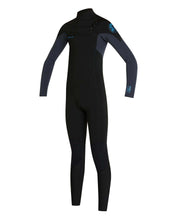 Kid's Defender 4/3mm Steamer Chest Zip Wetsuit - Black