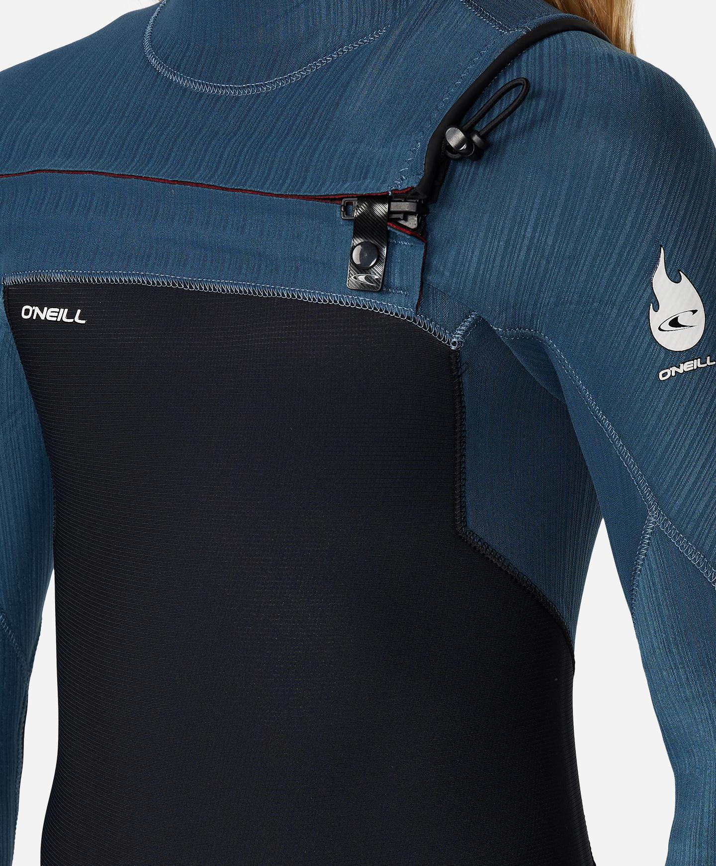 Boy's HyperFire 3/2mm Steamer Chest Zip Wetsuit - Cadet