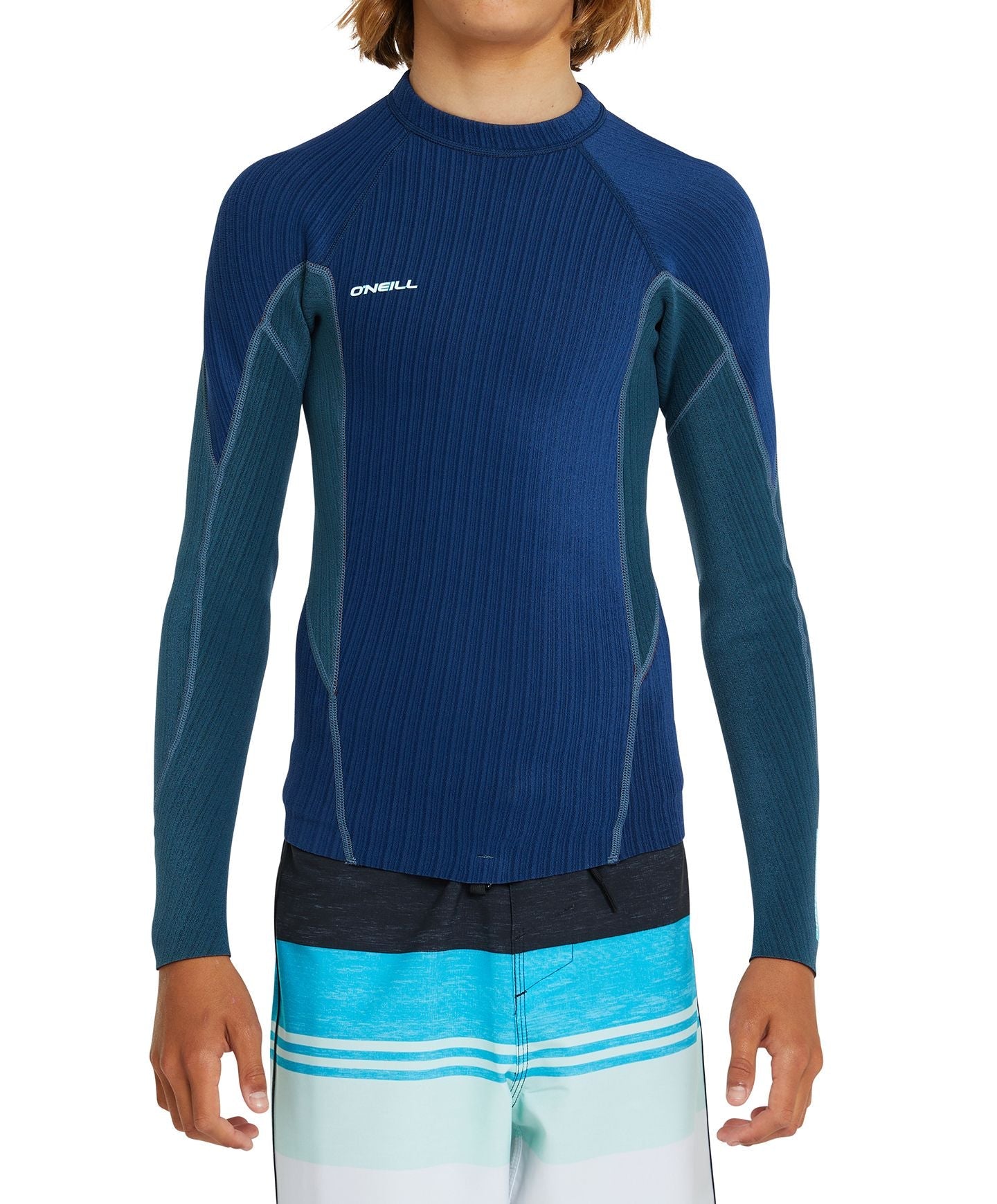 Boy's HyperFreak 1.5mm TB3X Long Sleeve Wetsuit Jacket - Marine