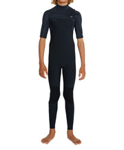 Kid's HyperFreak 2mm Short Arm Steamer Wetsuit - Black