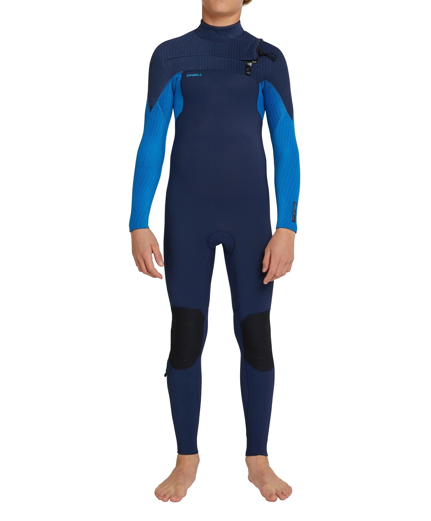 Boy's HyperFreak 3/2+ Steamer Chest Zip Wetsuit - Navy