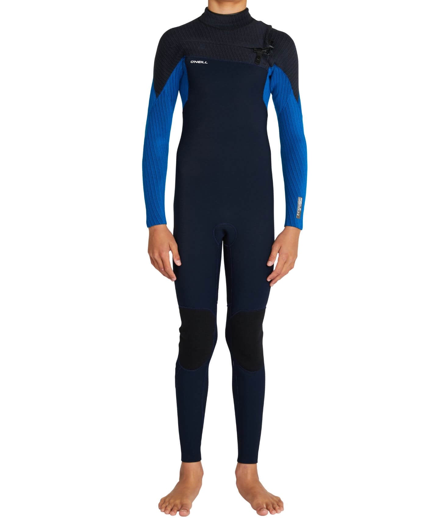 Boy's HyperFreak 4/3+ Steamer Chest Zip Wetsuit - Abyss