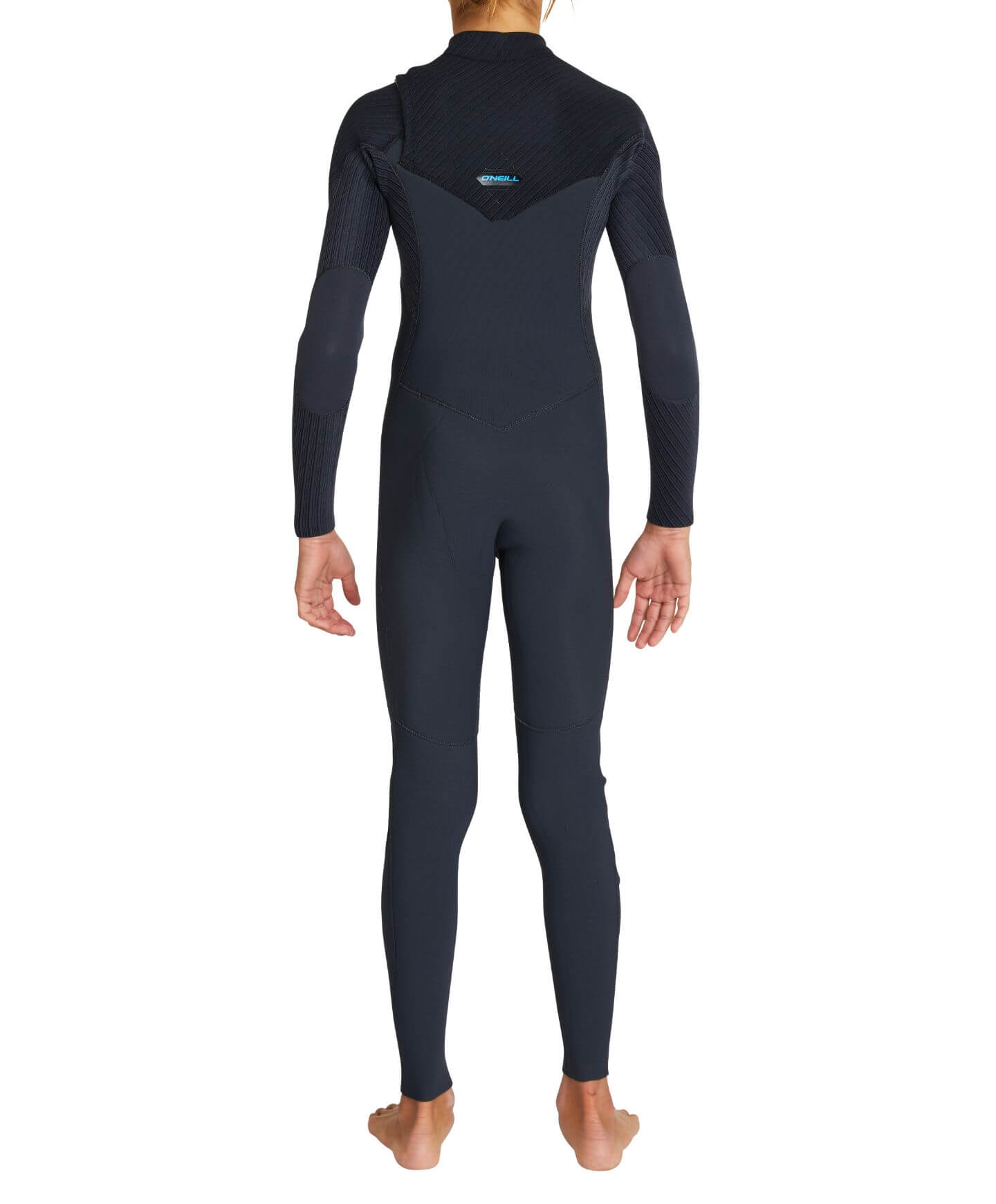 Boy's HyperFreak 4/3+ Steamer Chest Zip Wetsuit - Gunmetal