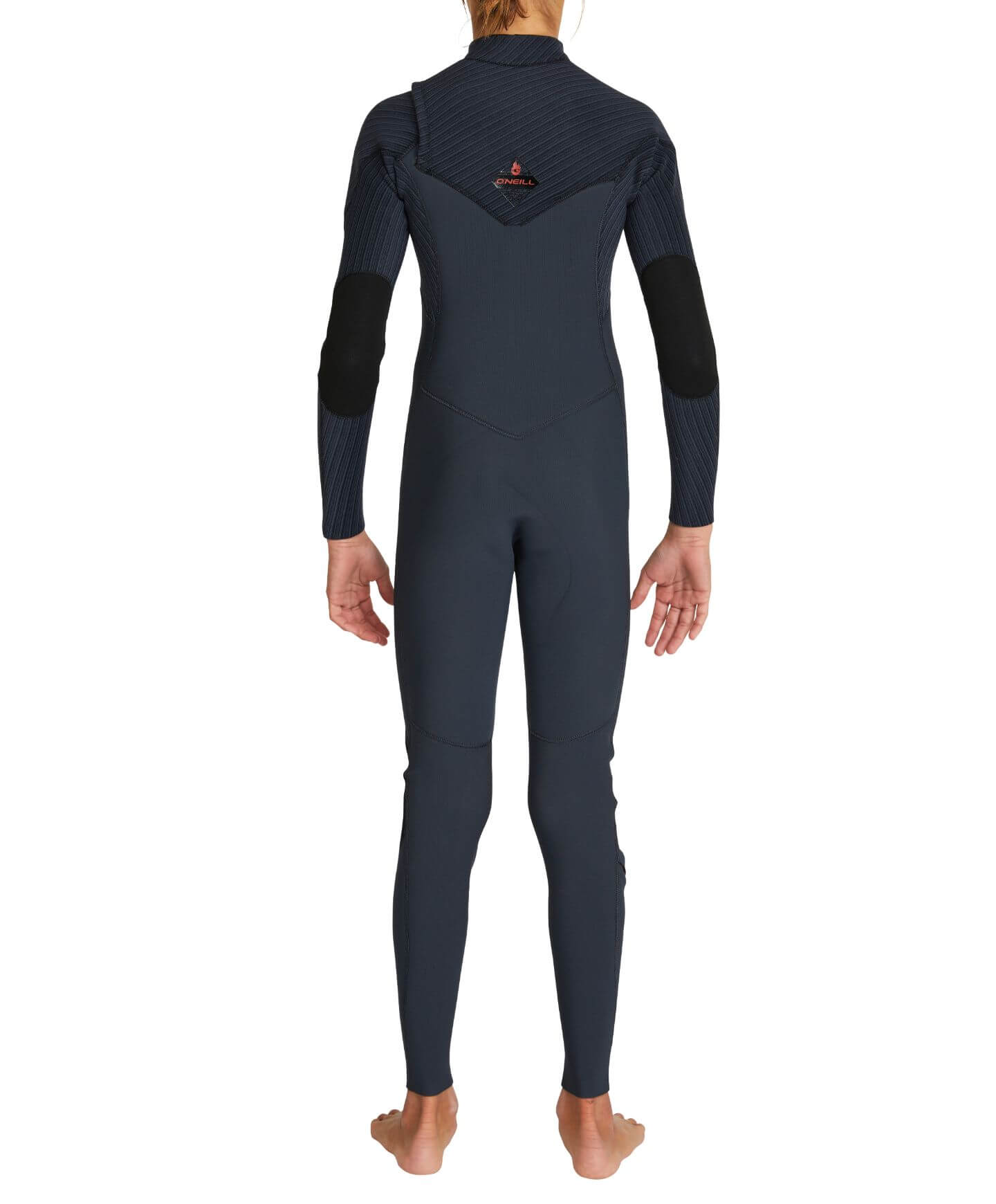 Boy's HyperFire 3/2mm Steamer Chest Zip Wetsuit - Gunmetal