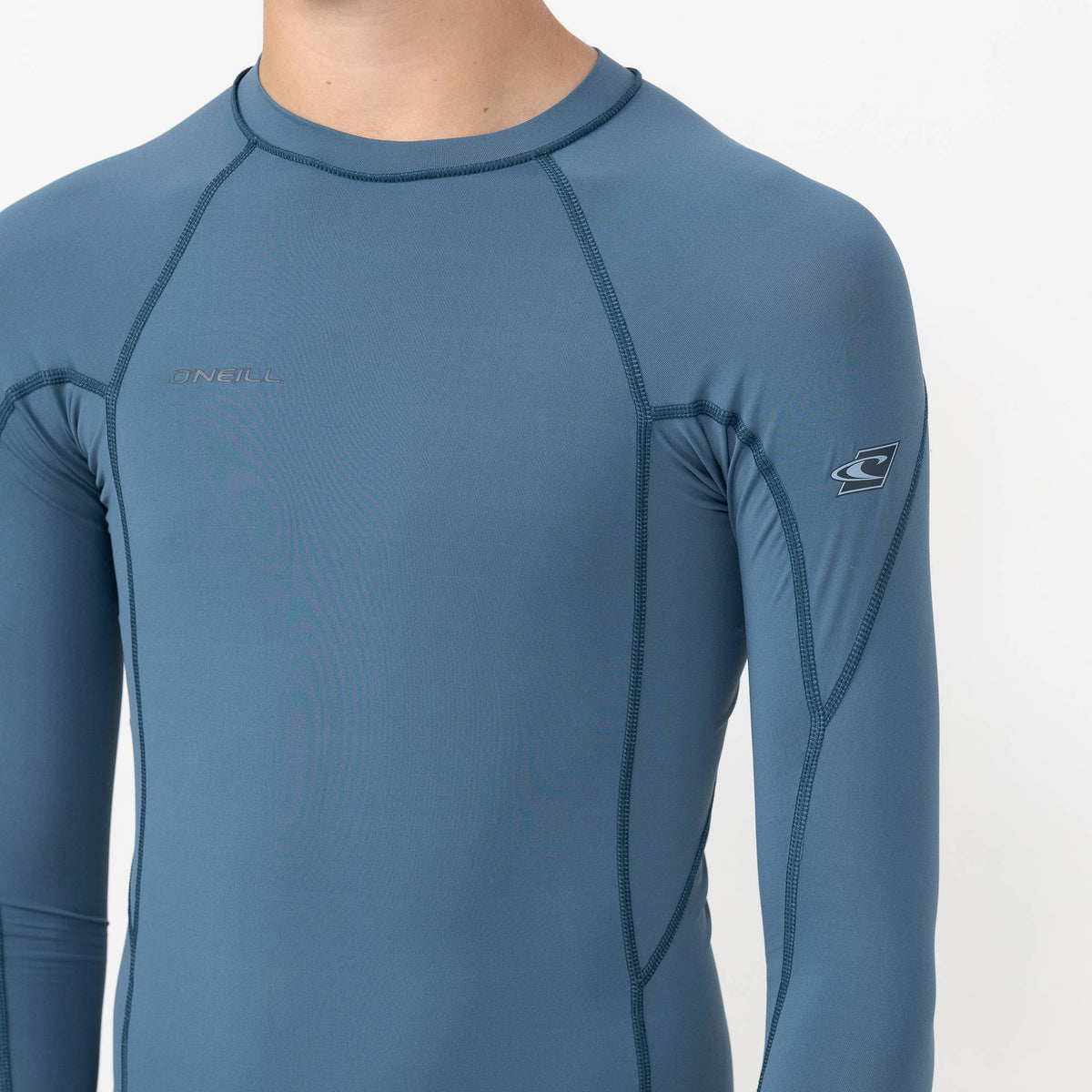 Kid's HyperFreak Skins Long Sleeve Rash Vest - Blue Fusion