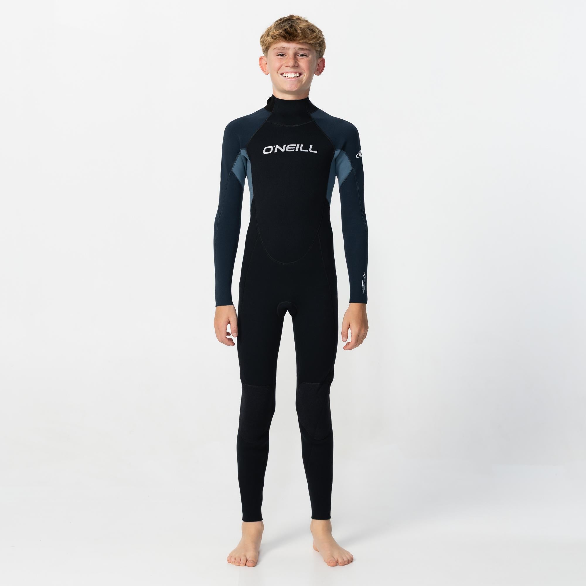 Kid's Reactor 3/2mm GBS Steamer Back Zip - Blue